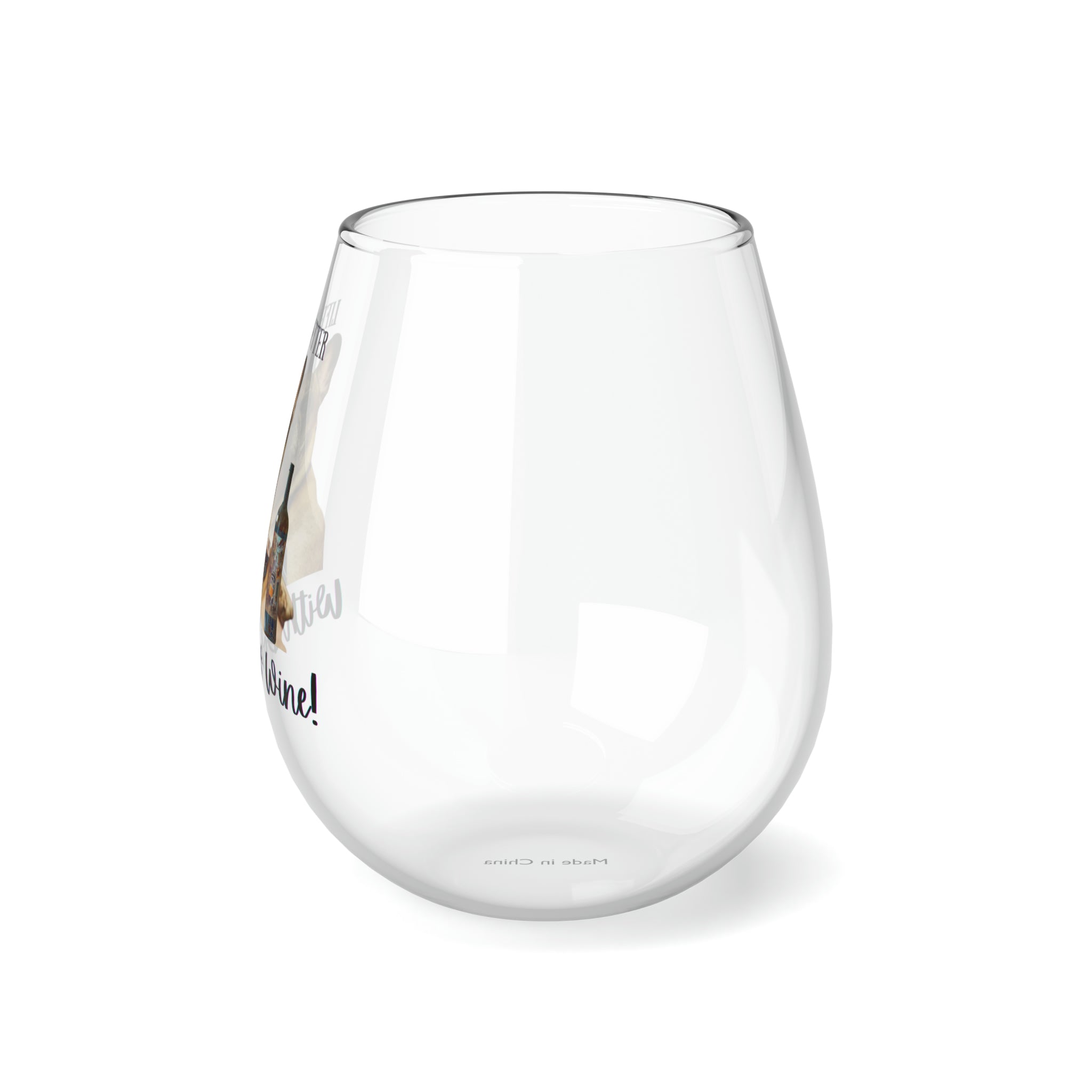 Tipsy Bully Customizable Stemless Wine Glass