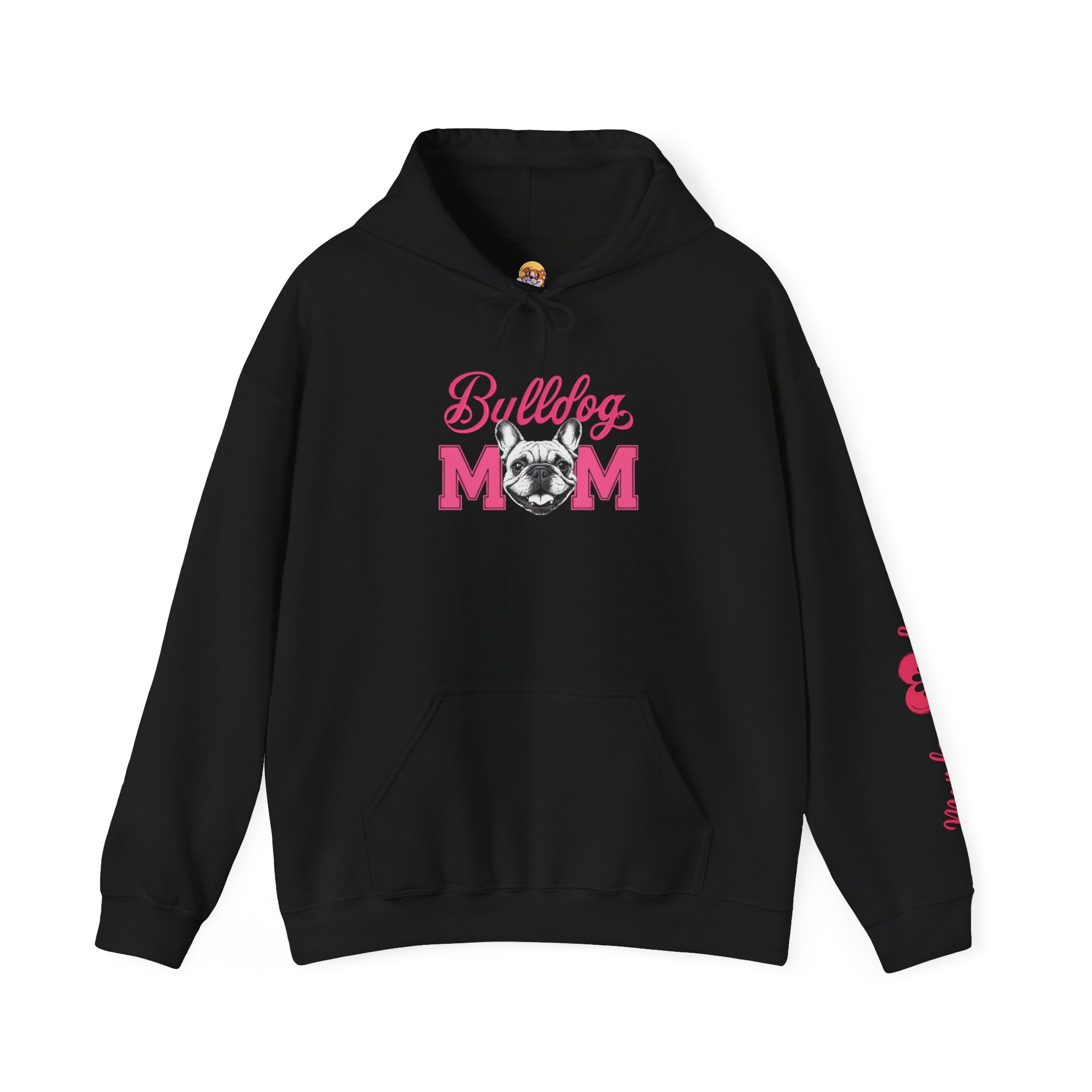 Bulldog Mom Personalized Hoodie (French)