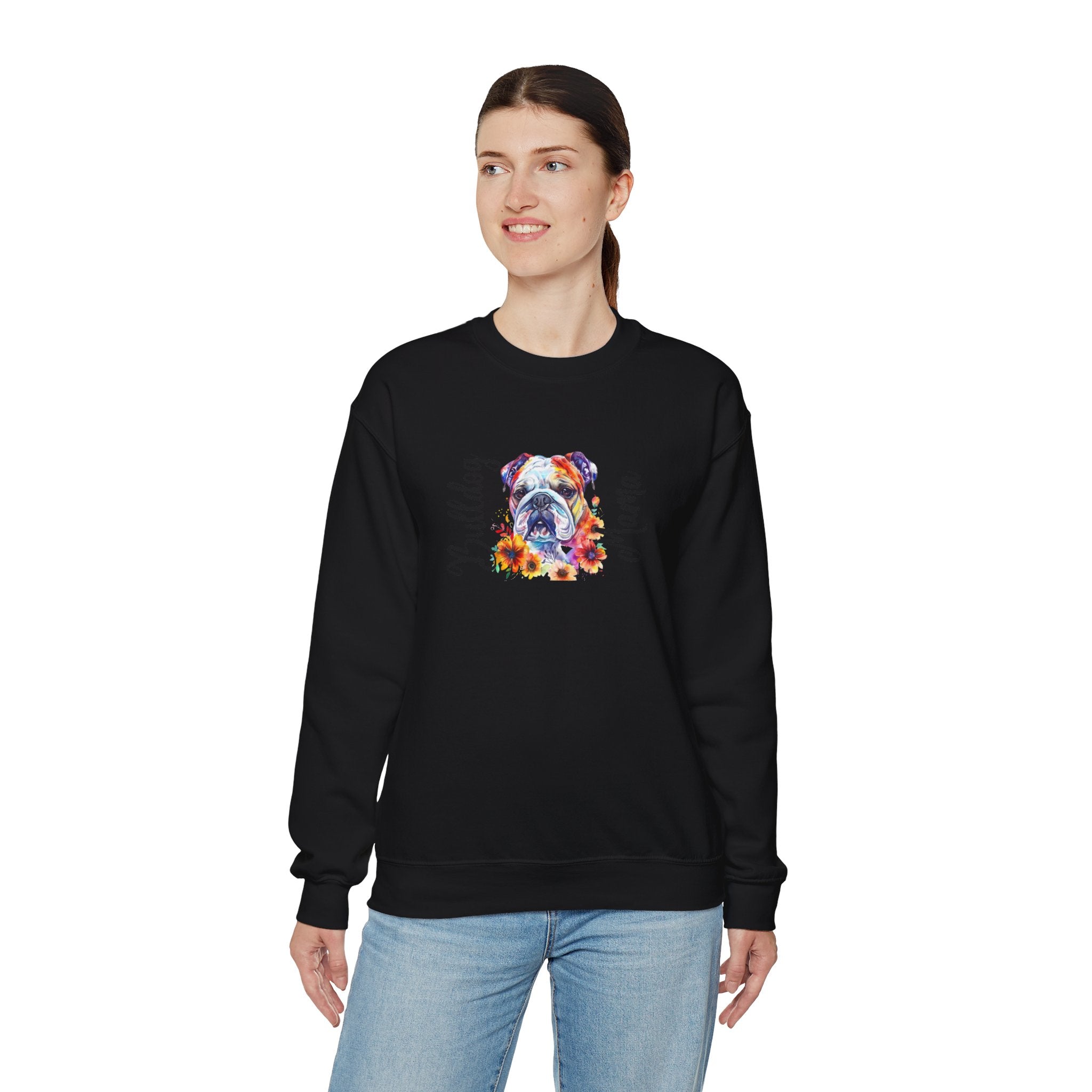 Bulldog Mama crew neck sweatshirt (English)
