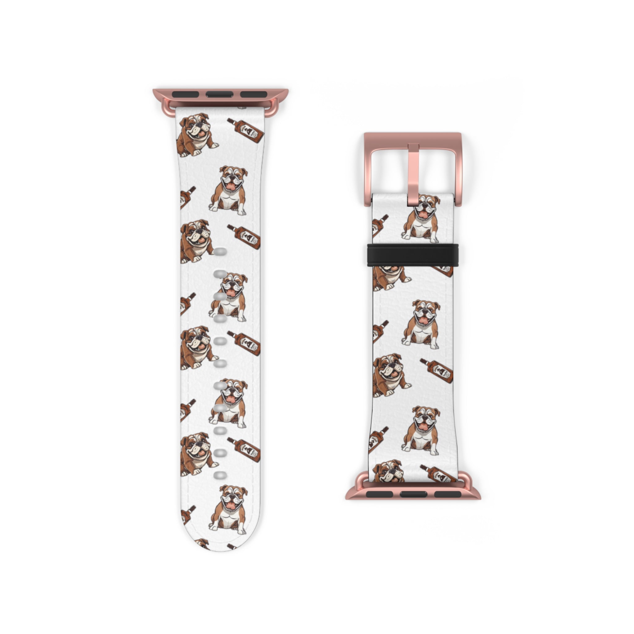 Bulldog Apple Watch Bands (English/Bourbon)