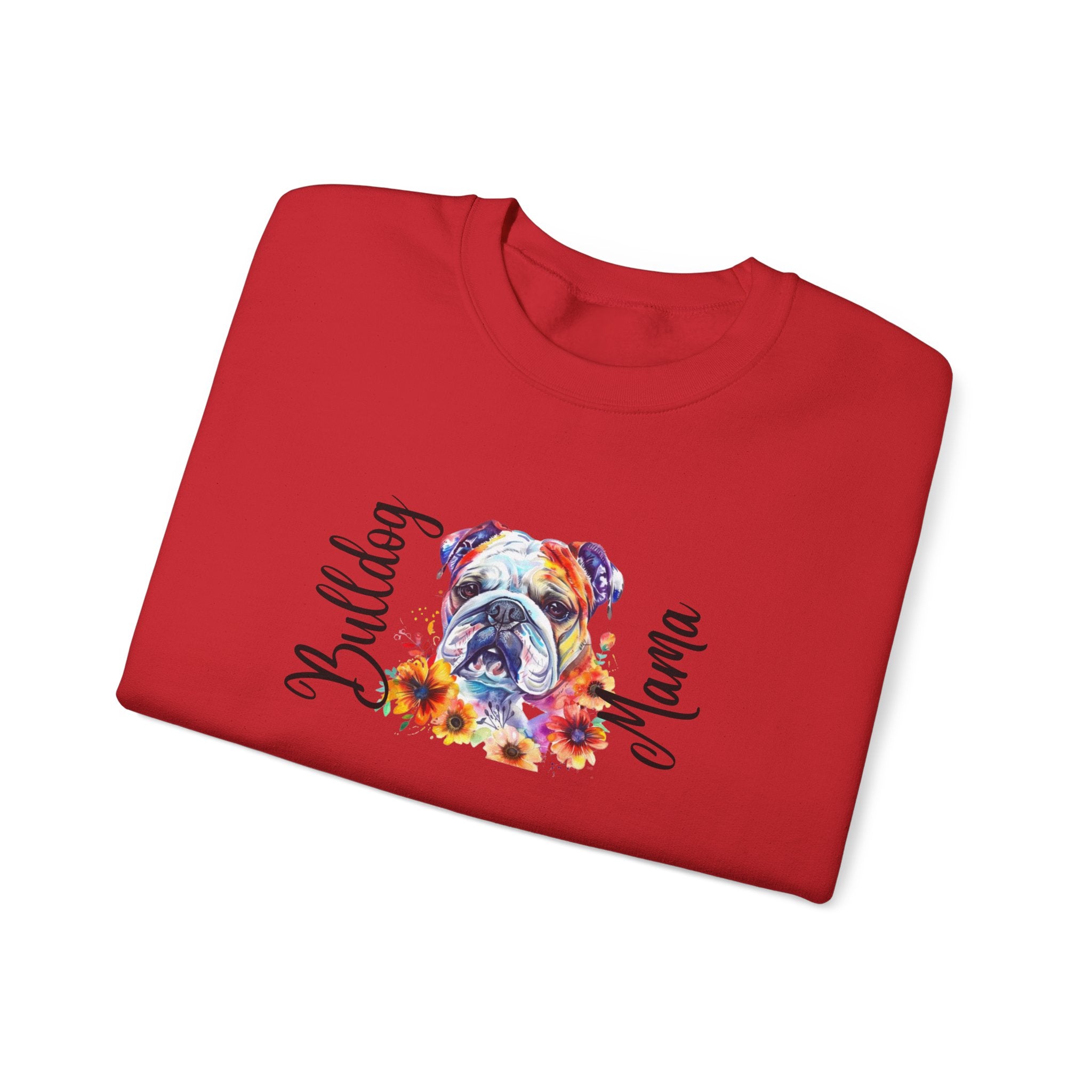 Bulldog Mama crew neck sweatshirt (English)