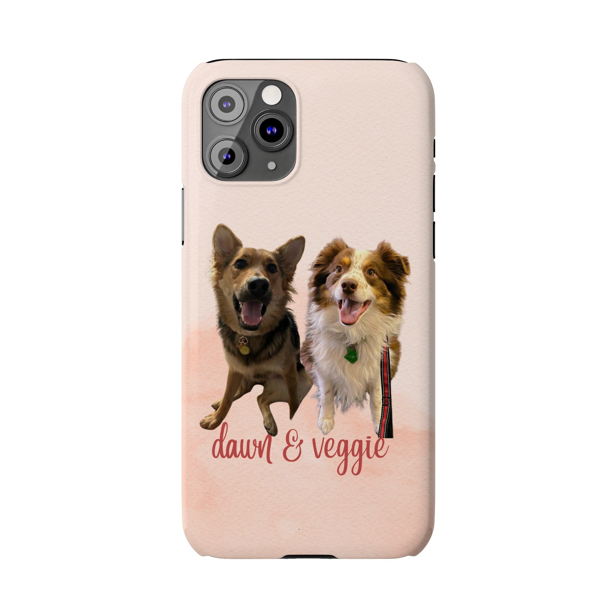 Dog iPhone Cases (Dawn/Veggie)