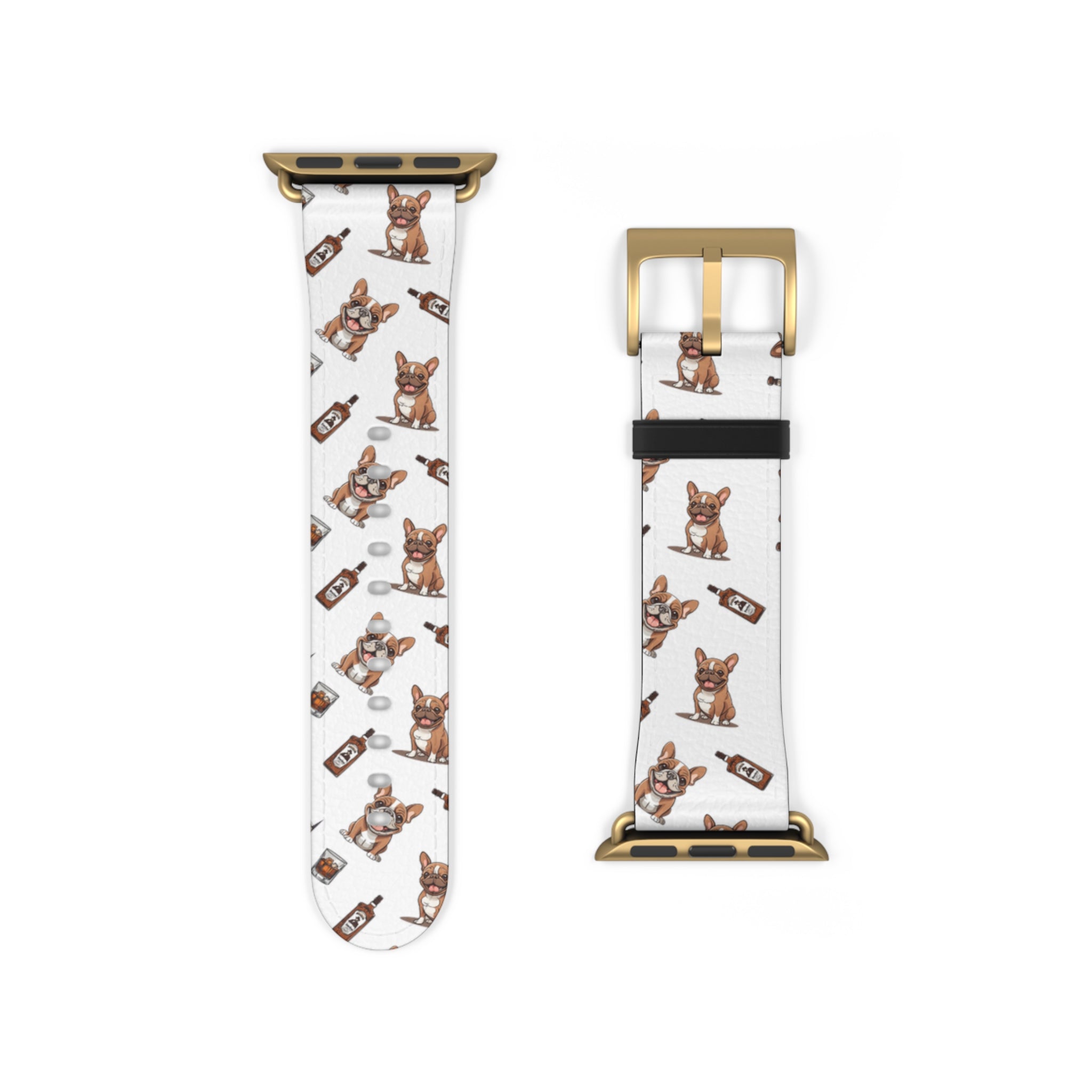 Bulldog Apple Watch Bands (French/Bourbon)