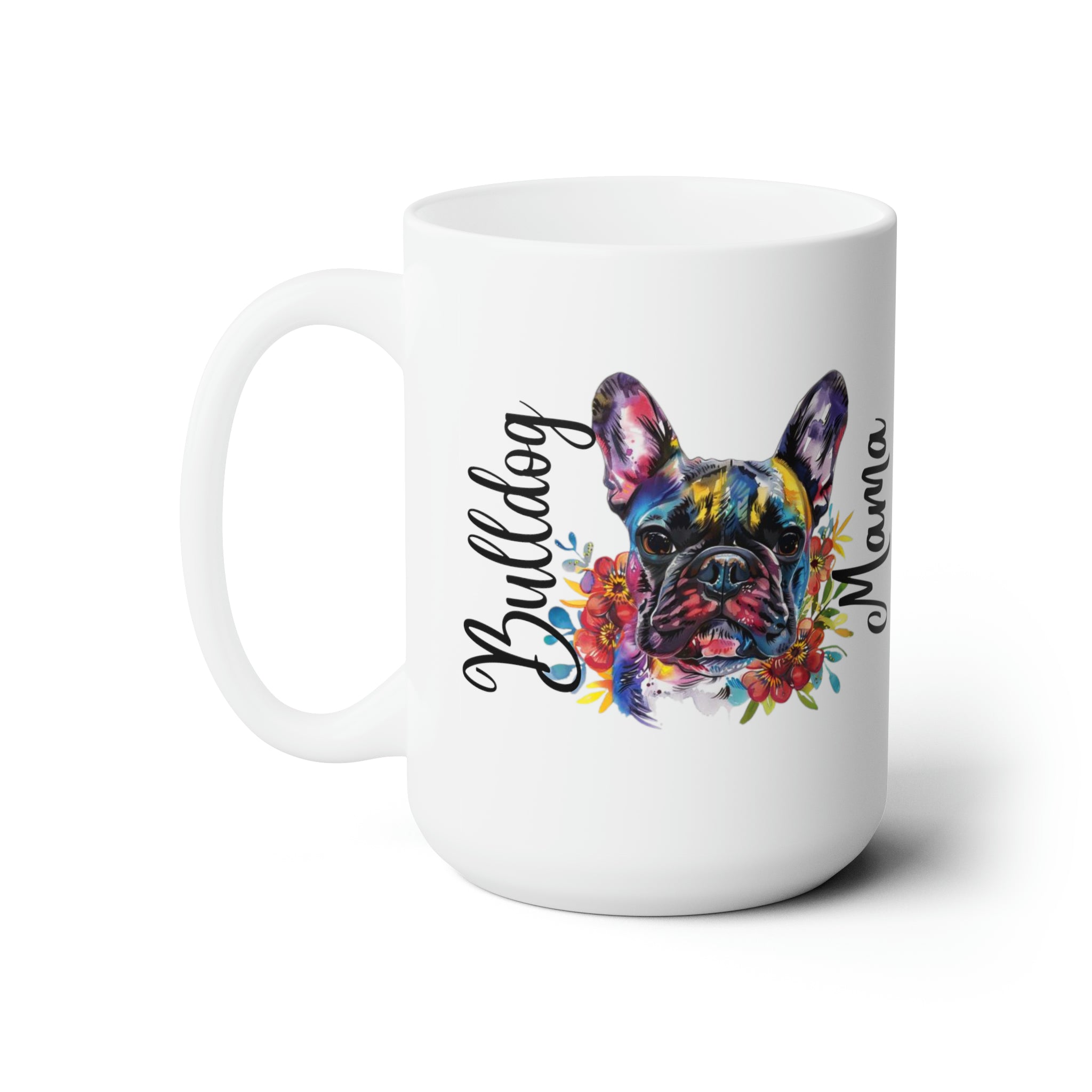 Bulldog Mama Coffee Mug (French)