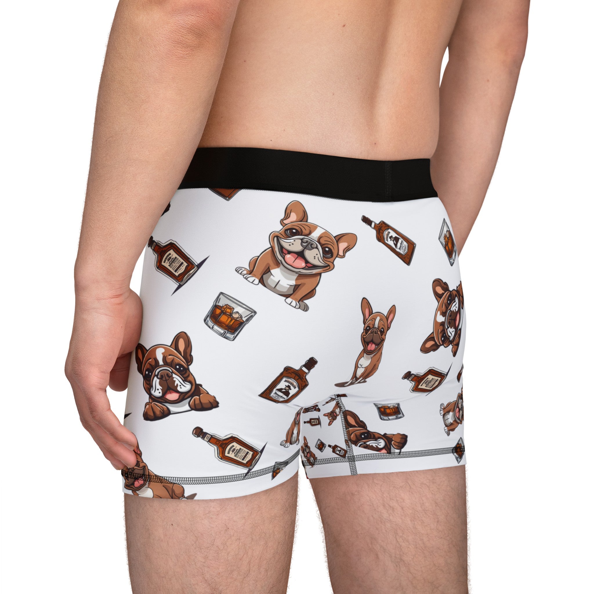 Tipsy Bully Bulldogs & Bourbon Men's Underwear (French/Brown)