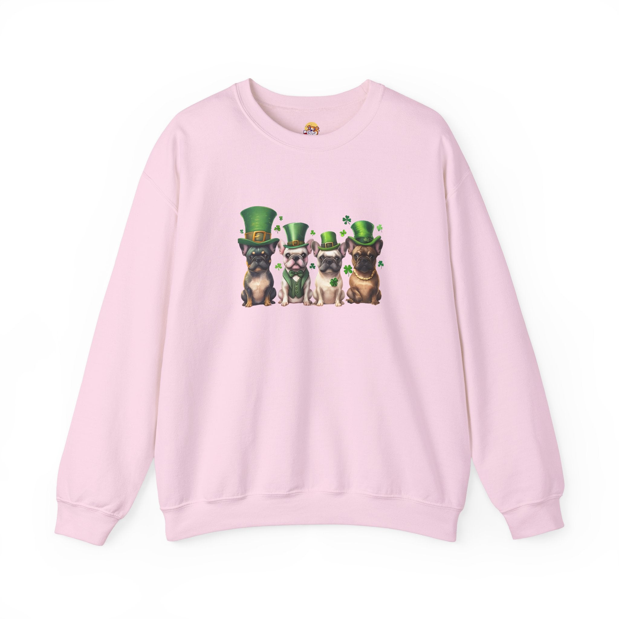 Tipsy Bully St. Patrick's Day Sweatshirt: Leprechauns (French)