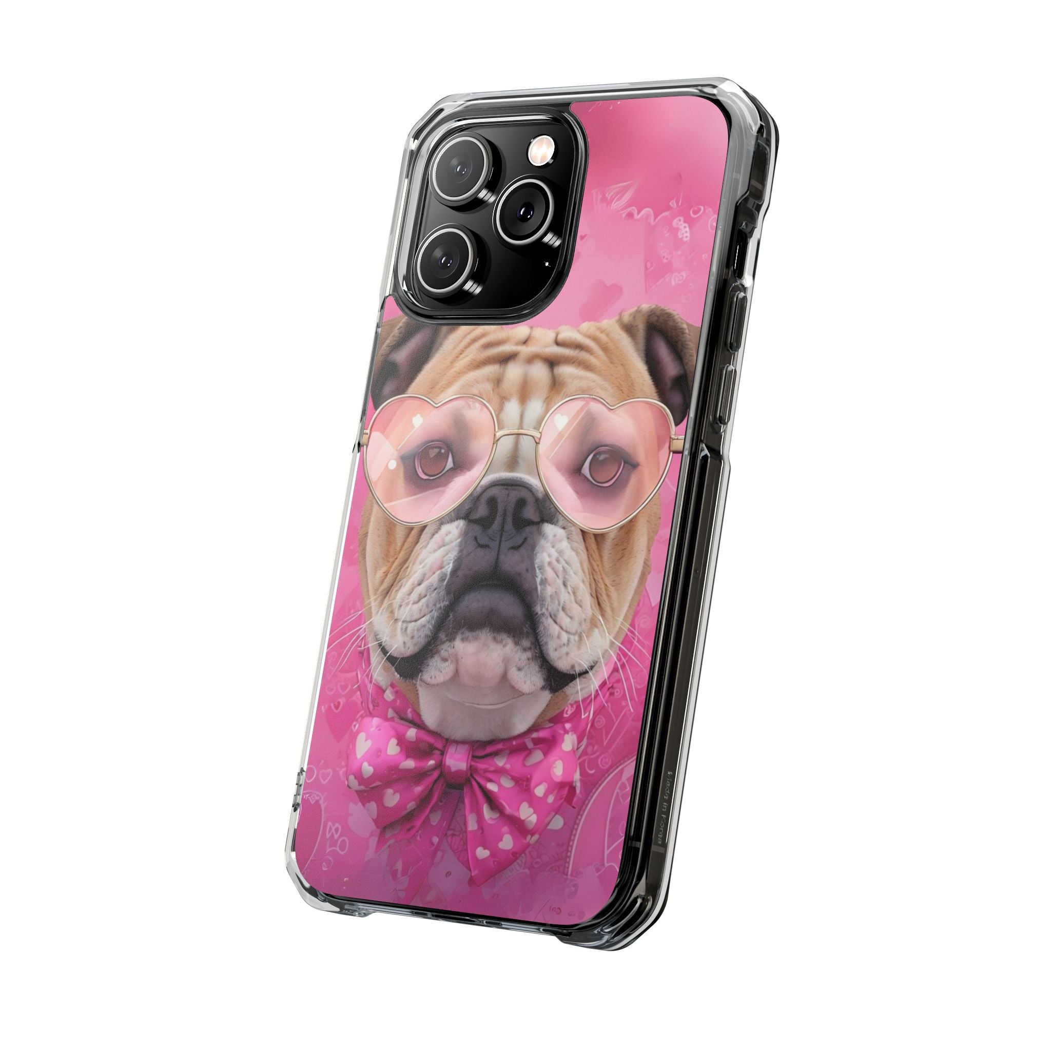 Puppy Love Protection Valentine's Day Phone Case (Tan/English)