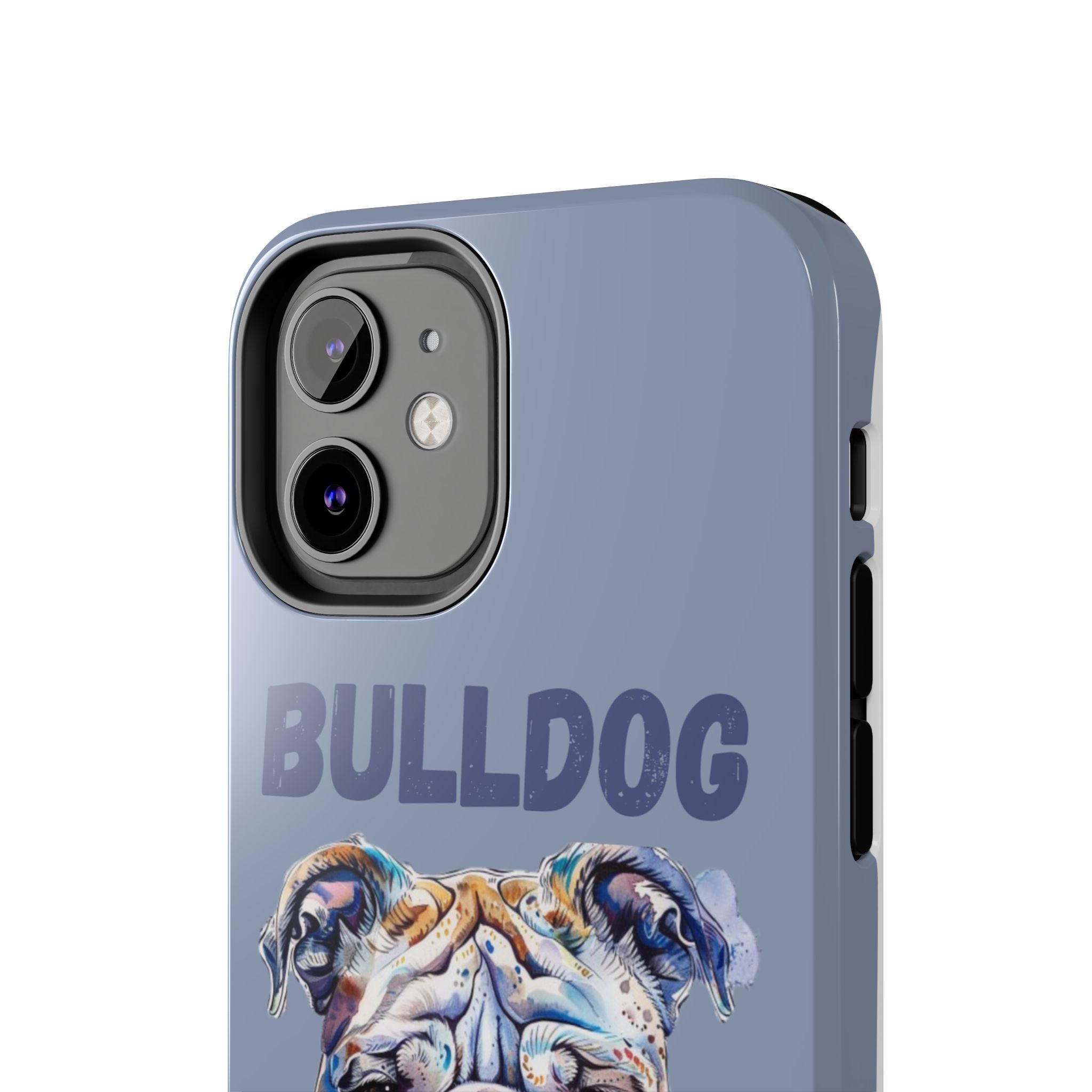 Bulldog Dad iPhone Cases (English/Watercolor) New