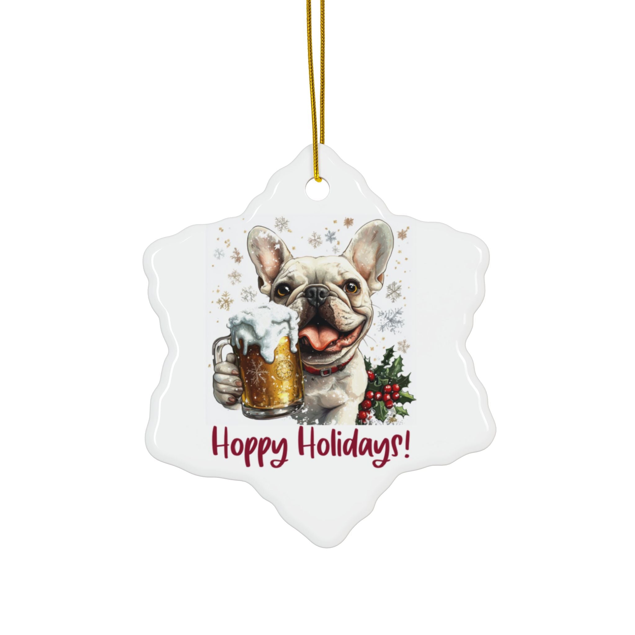 Hoppy Holidays Xmas Ornament (1pc, 3pcs, 5pcs, 10pcs/French)