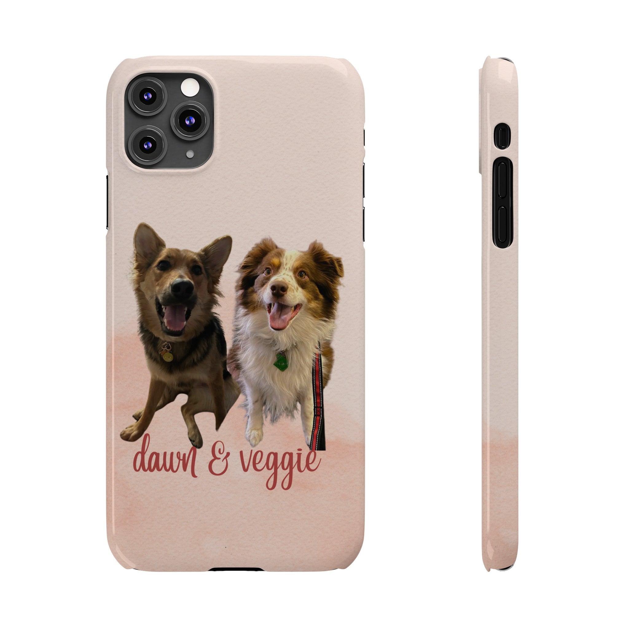 Dog iPhone Cases (Dawn/Veggie)