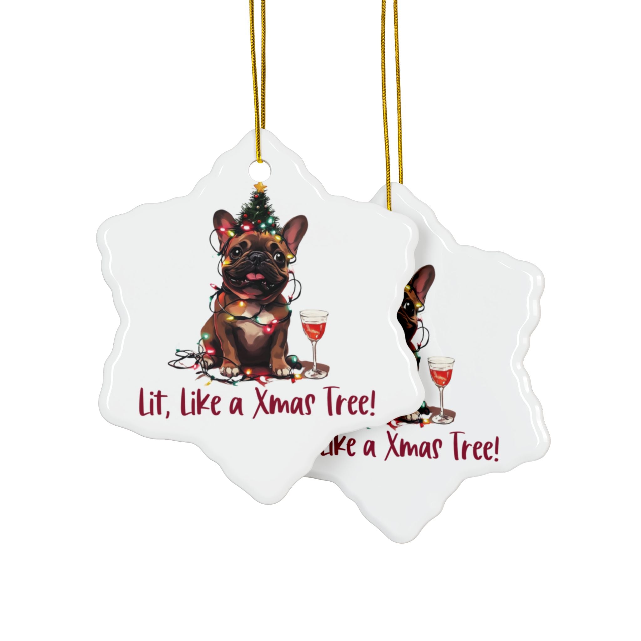 Lit, Like a Xmas Tree Ornament (1pc, 3pcs, 5pcs, 10pcs/French)