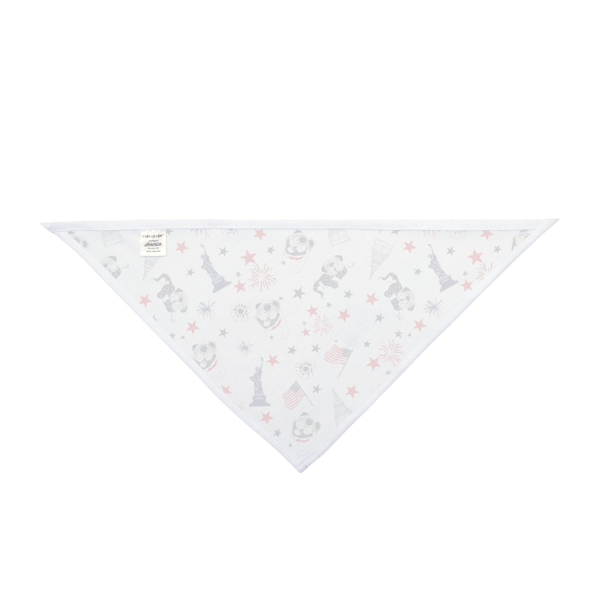 Red, White & Drool Dog Bandana (English)