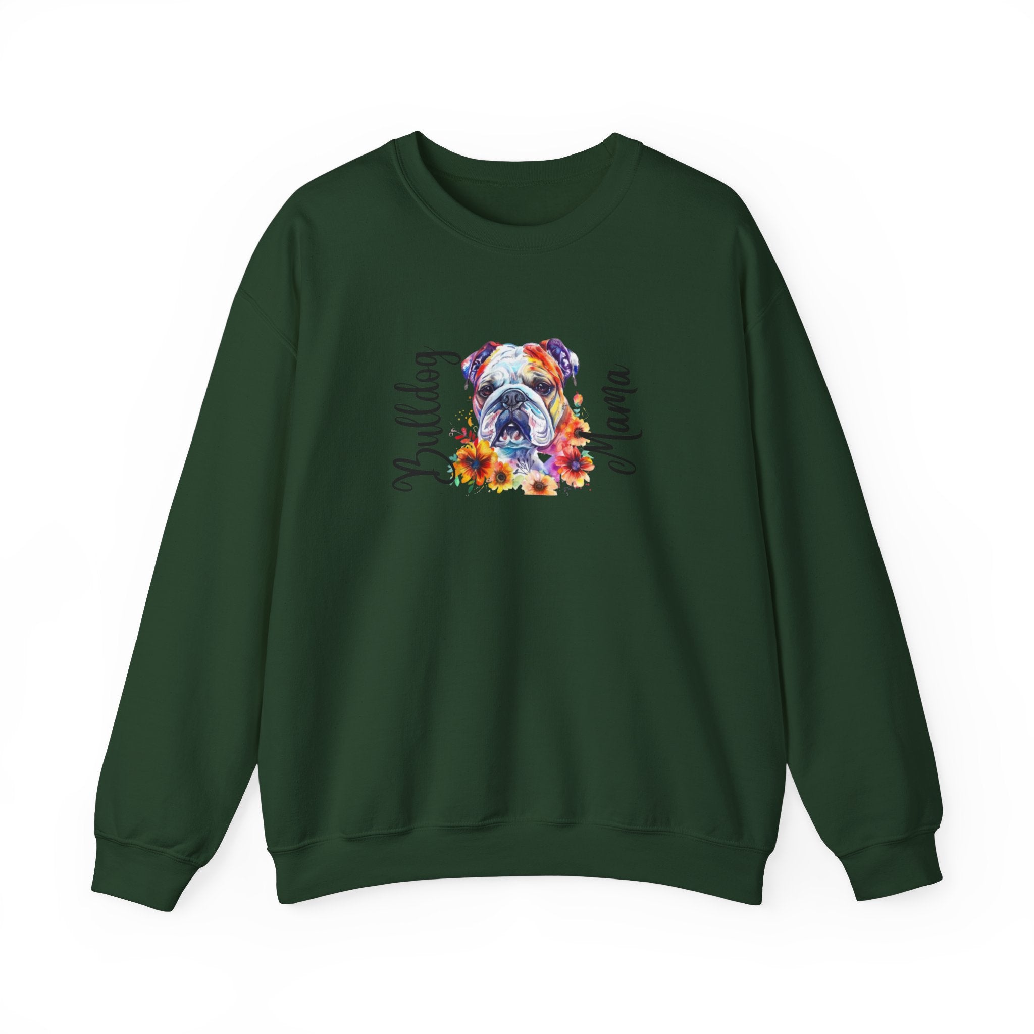 Bulldog Mama crew neck sweatshirt (English)