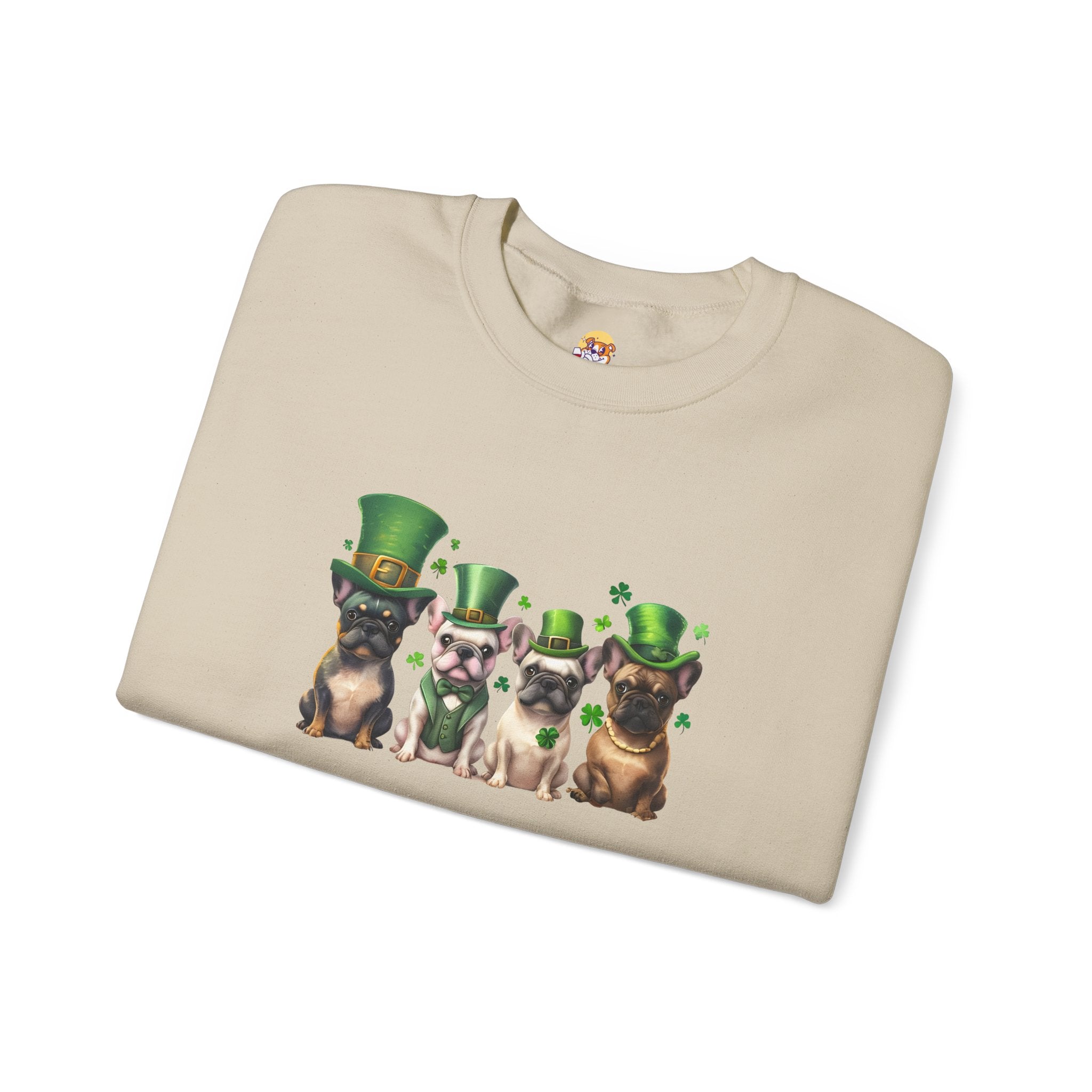Tipsy Bully St. Patrick's Day Sweatshirt: Leprechauns (French)