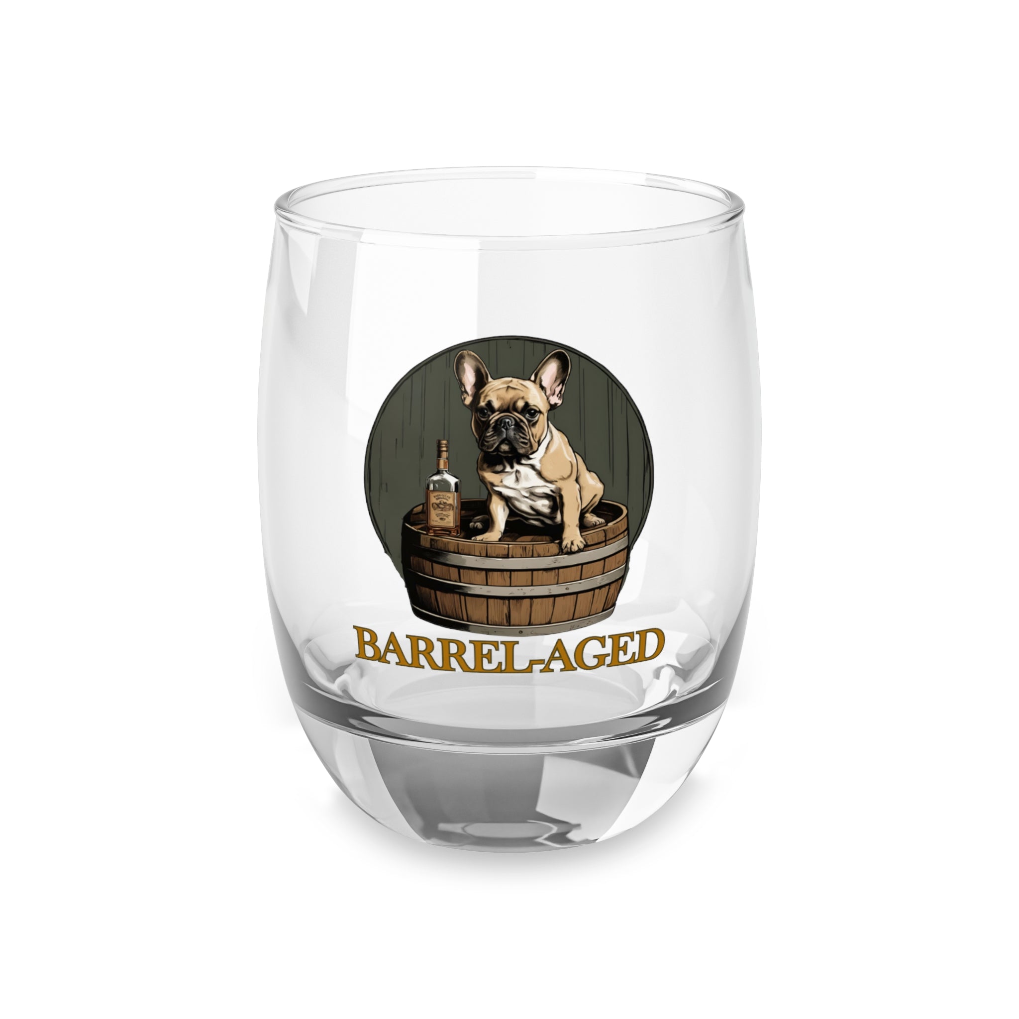 Tipsy Bully Barrel-Aged Whiskey/Bourbon Glass (French)
