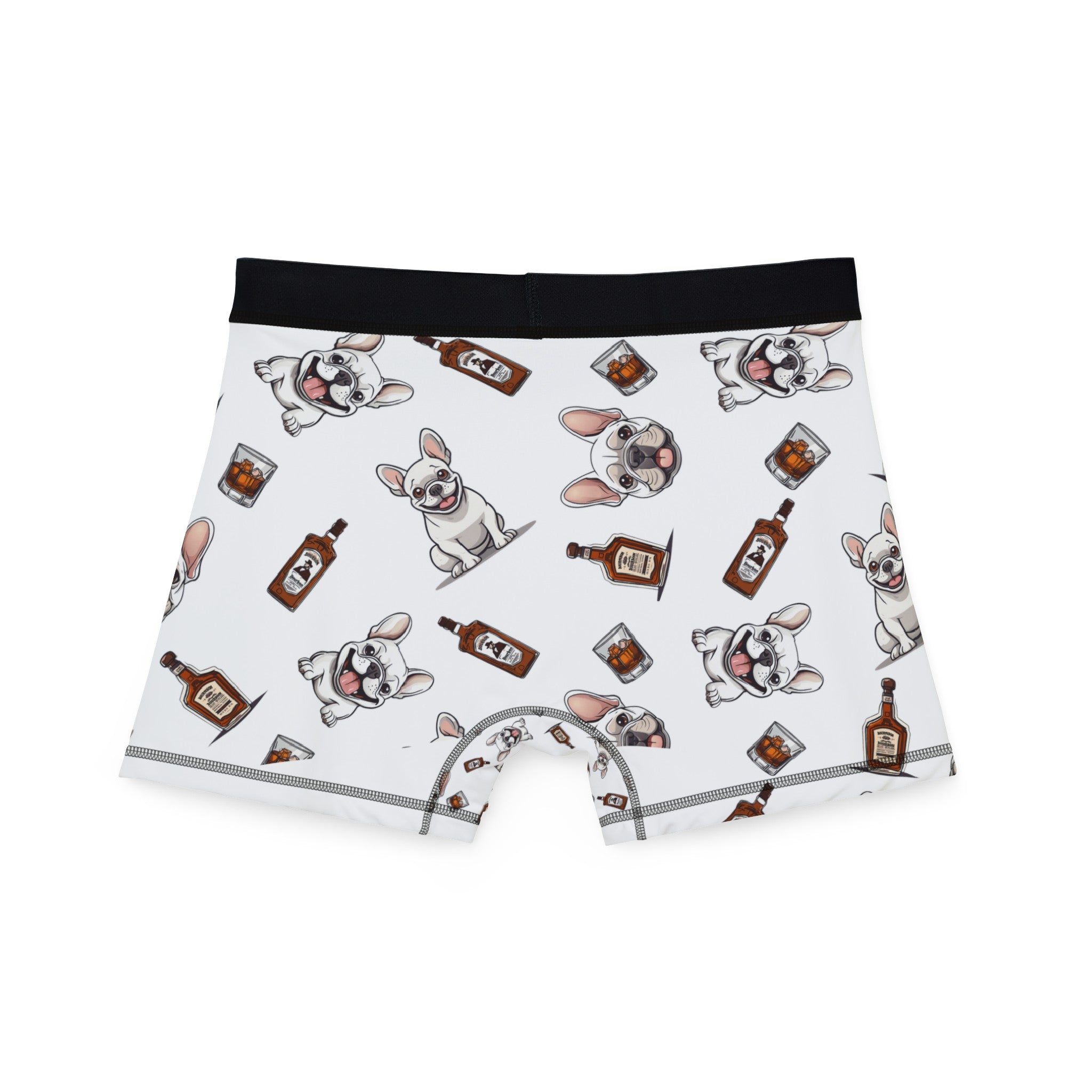 Tipsy Bully Bulldogs & Bourbon Men's Underwear (French/White)