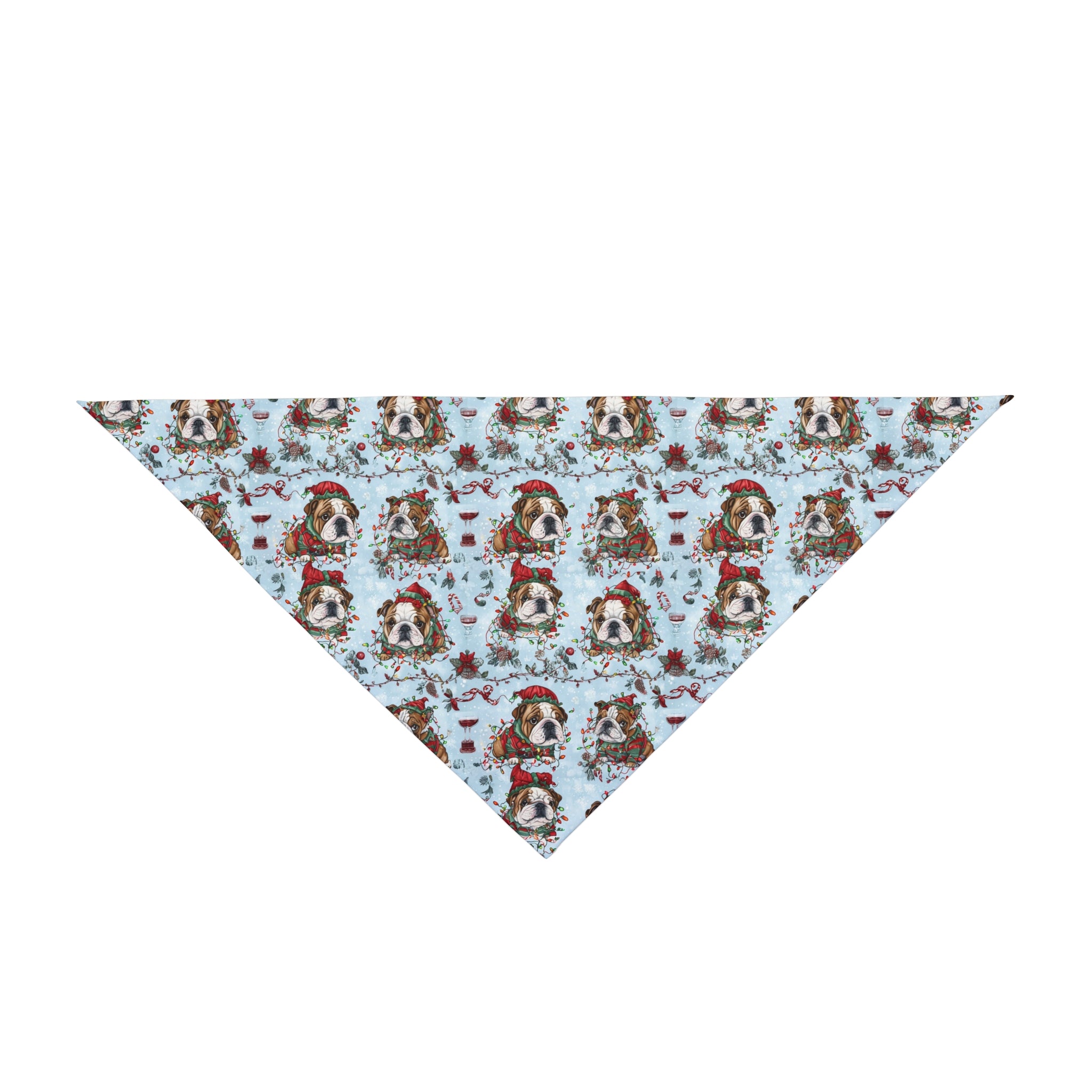 Tipsy Christmas Dog Bandana (English)