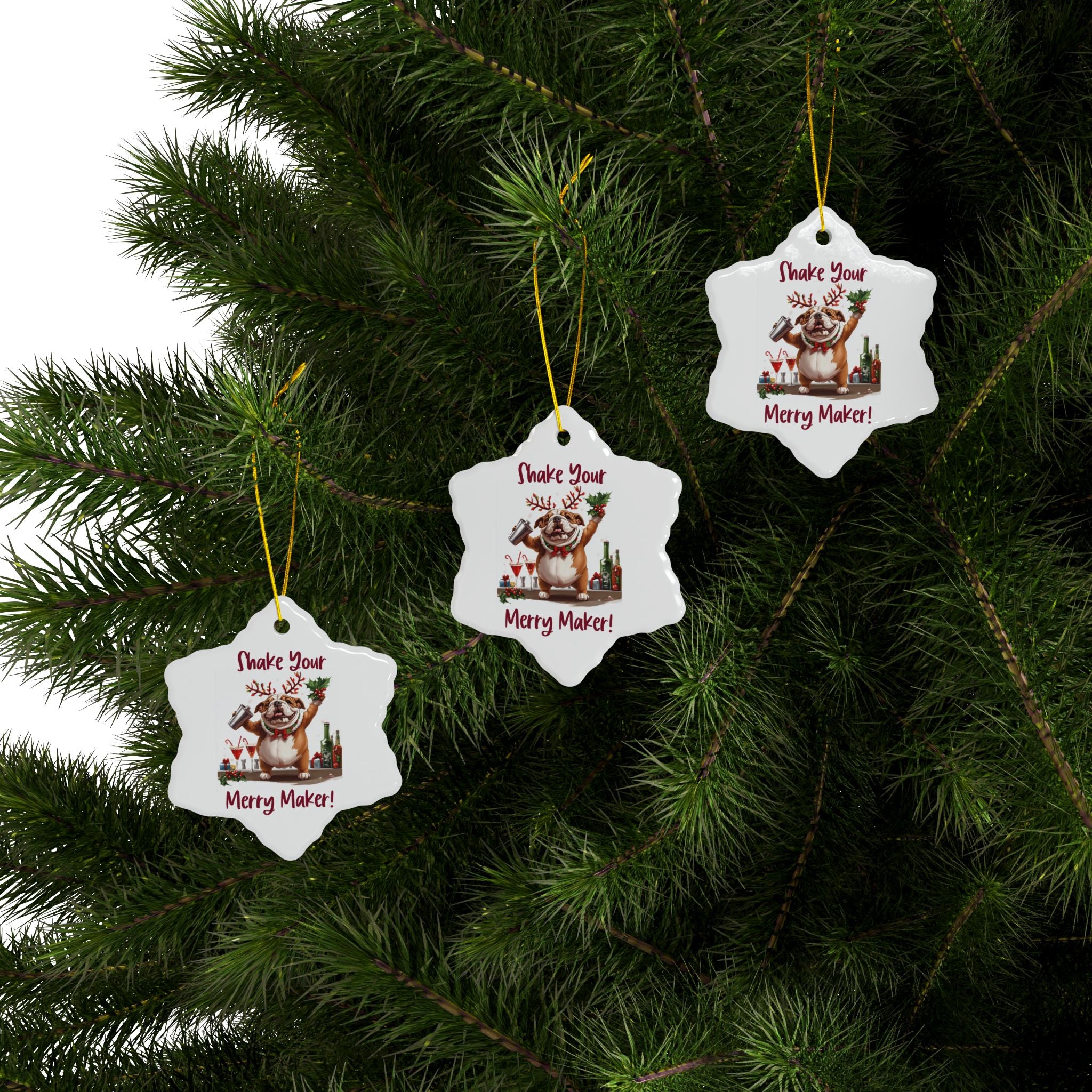 Shake Your Merry Maker Xmas Ornament (1pc, 3pcs, 5pcs, 10pcs/English)