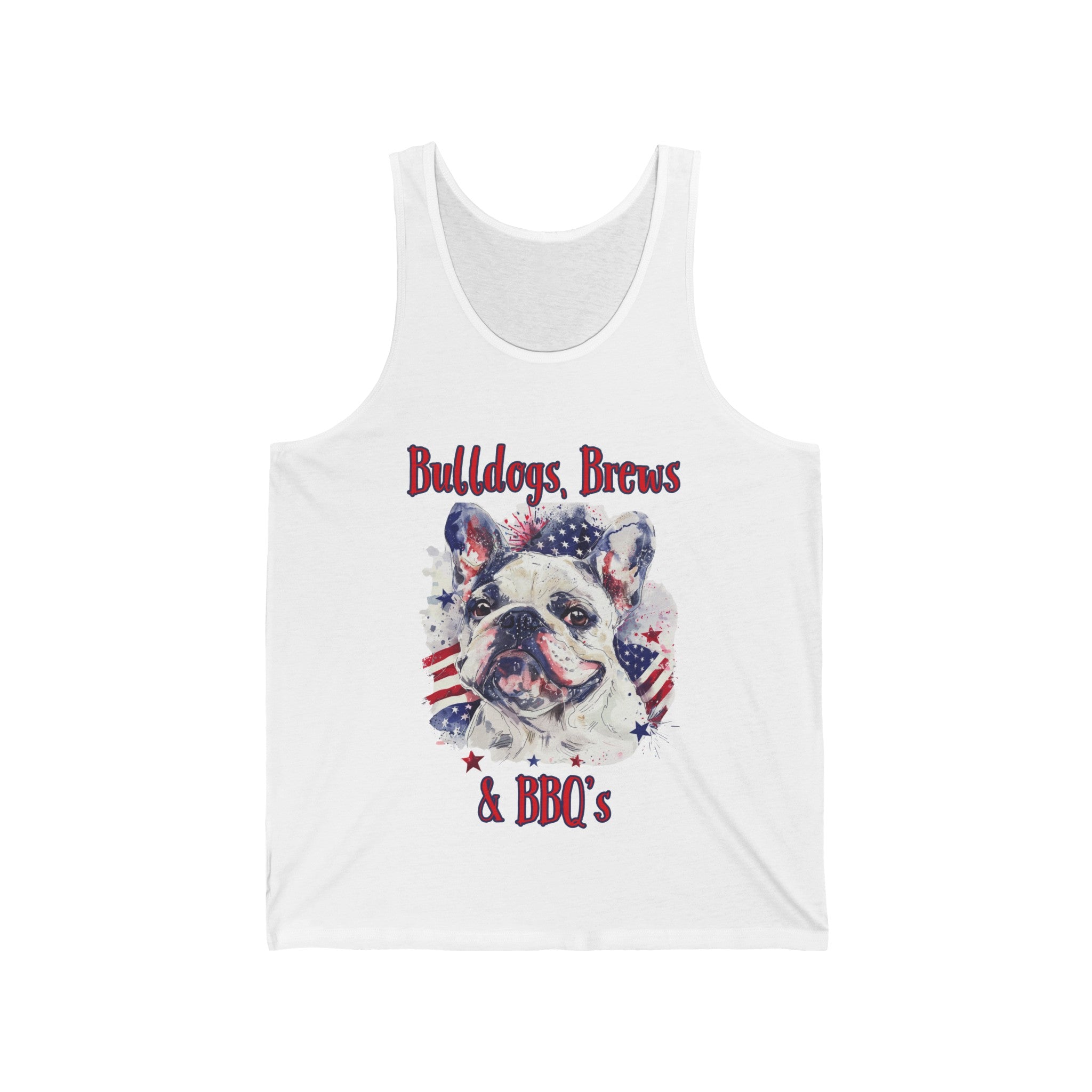 Bulldogs, Brews & BBQ's Men's Tank (French)