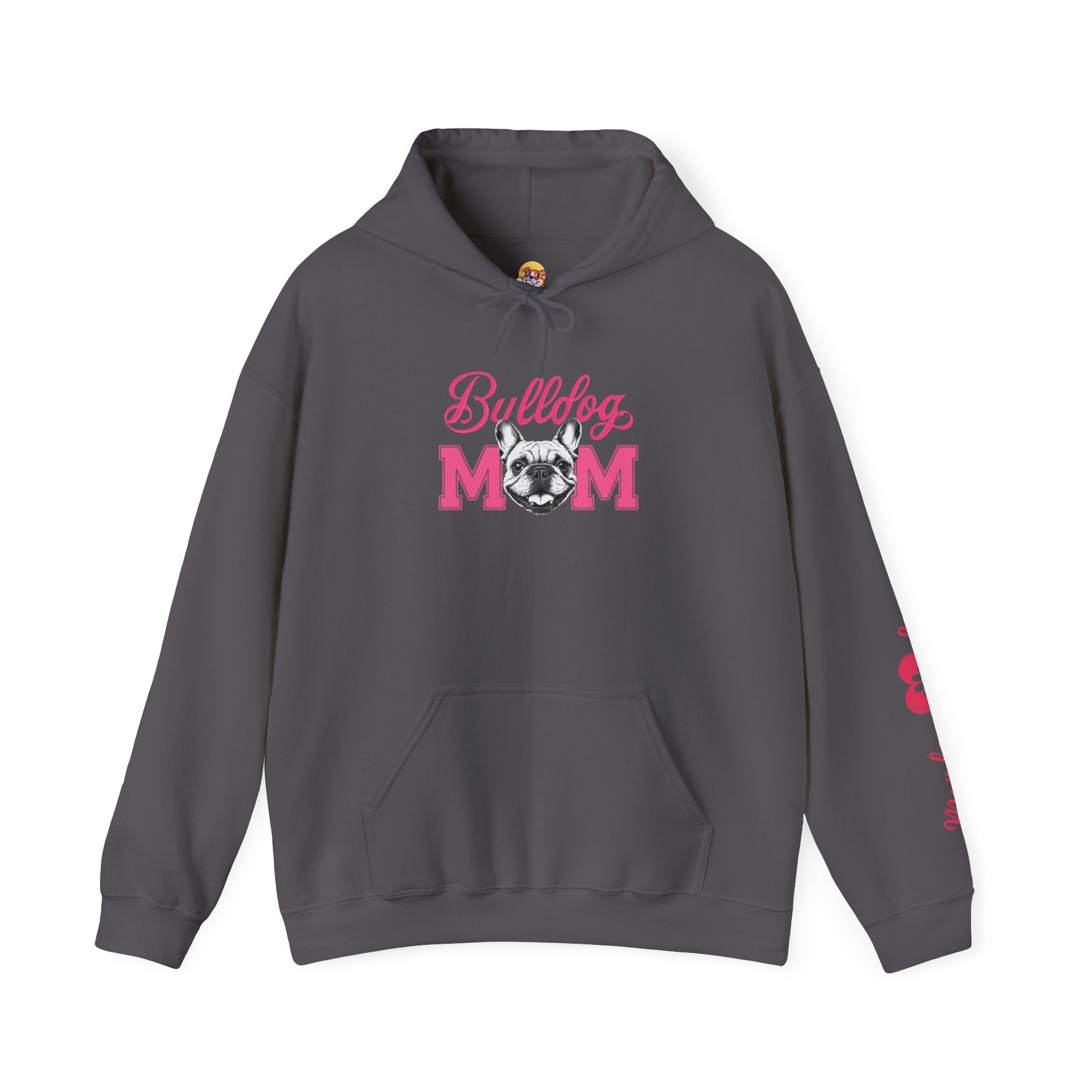 Bulldog Mom Personalized Hoodie (French)