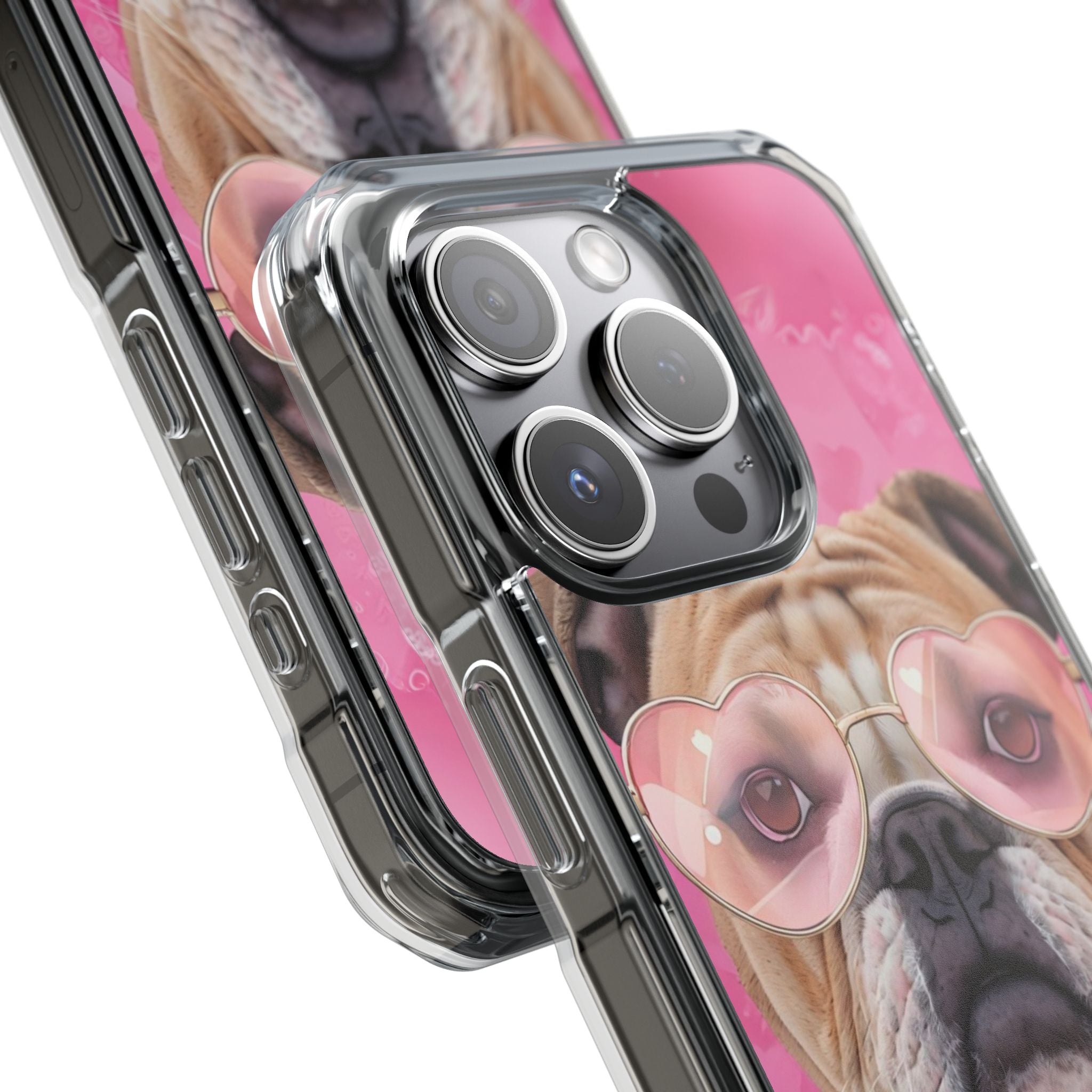 Puppy Love Protection Valentine's Day Phone Case (Tan/English)