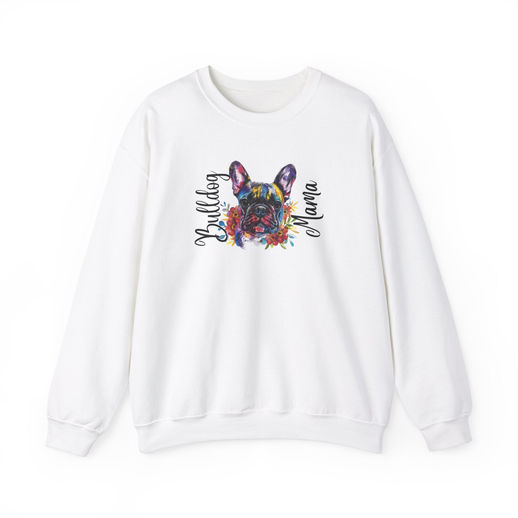 Bulldog Mama crew neck sweatshirt (French)