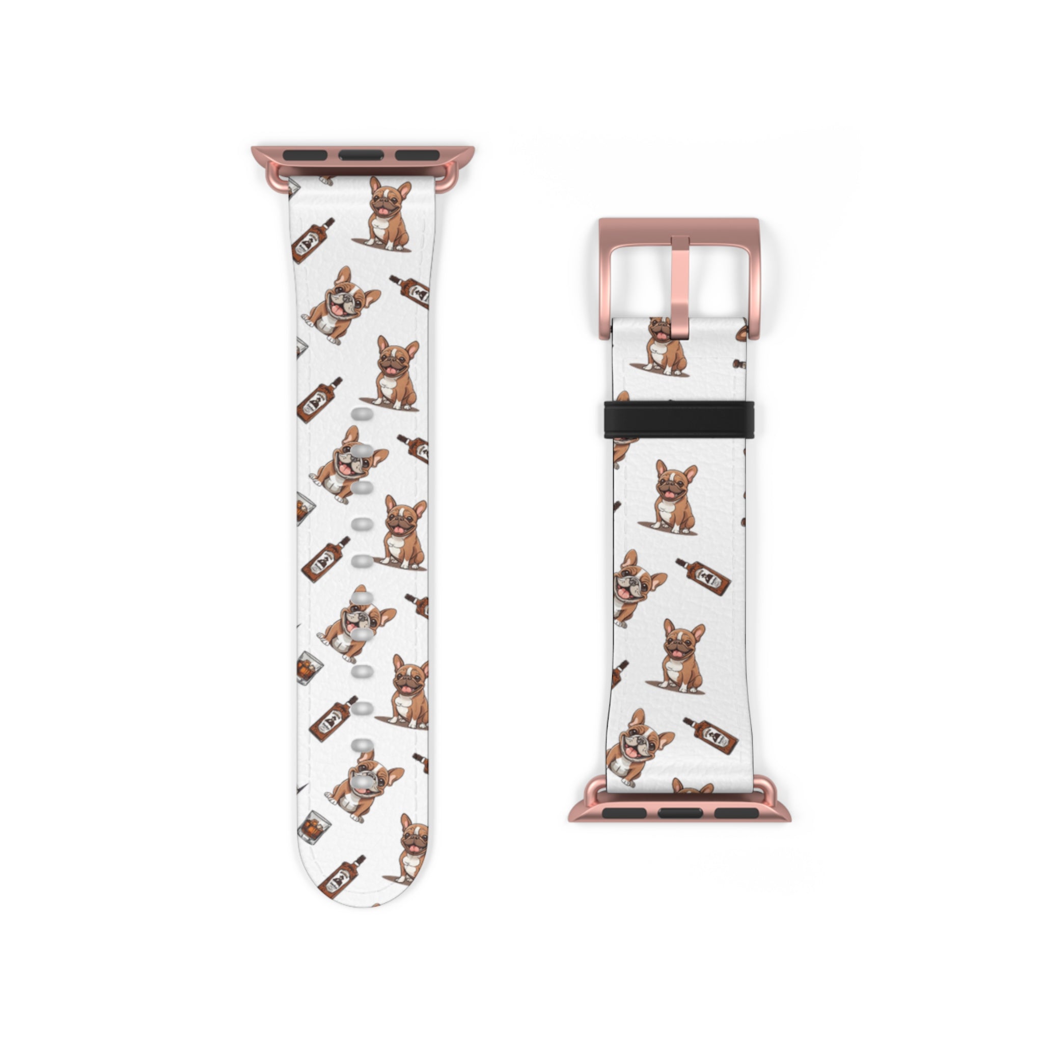 Bulldog Apple Watch Bands (French/Bourbon)