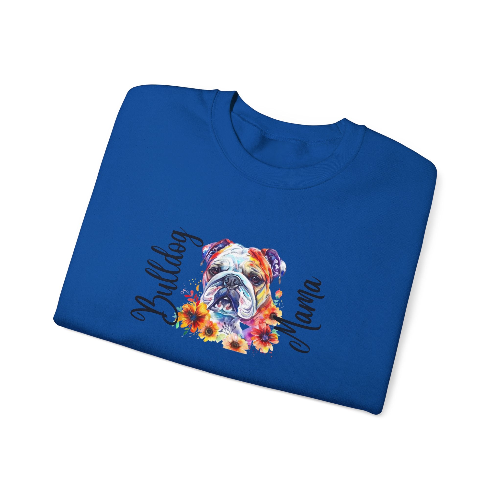 Bulldog Mama crew neck sweatshirt (English)