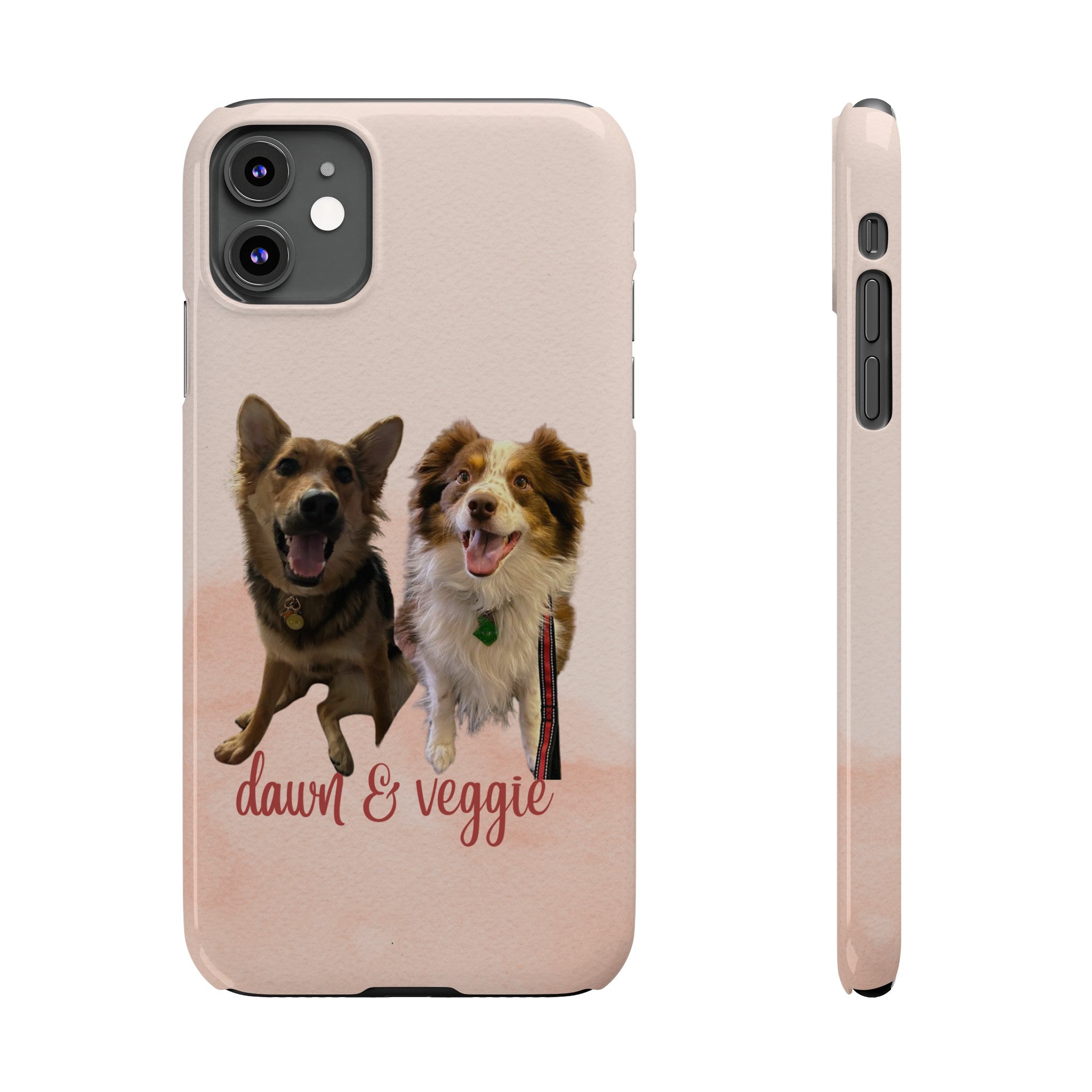 Dog iPhone Cases (Dawn/Veggie)
