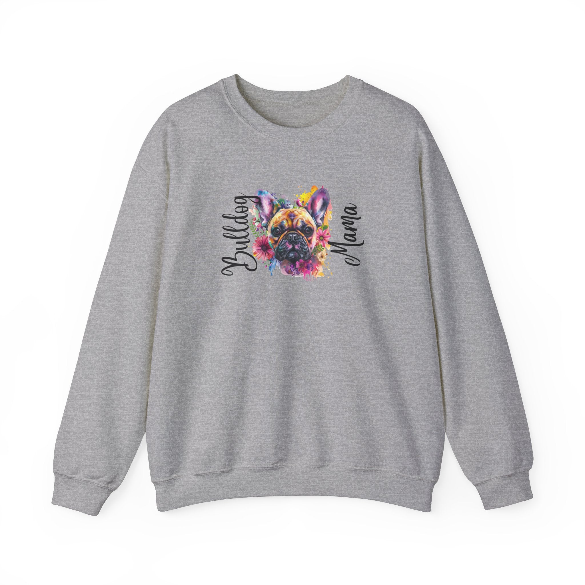 Bulldog Mama crew neck sweatshirt (French)