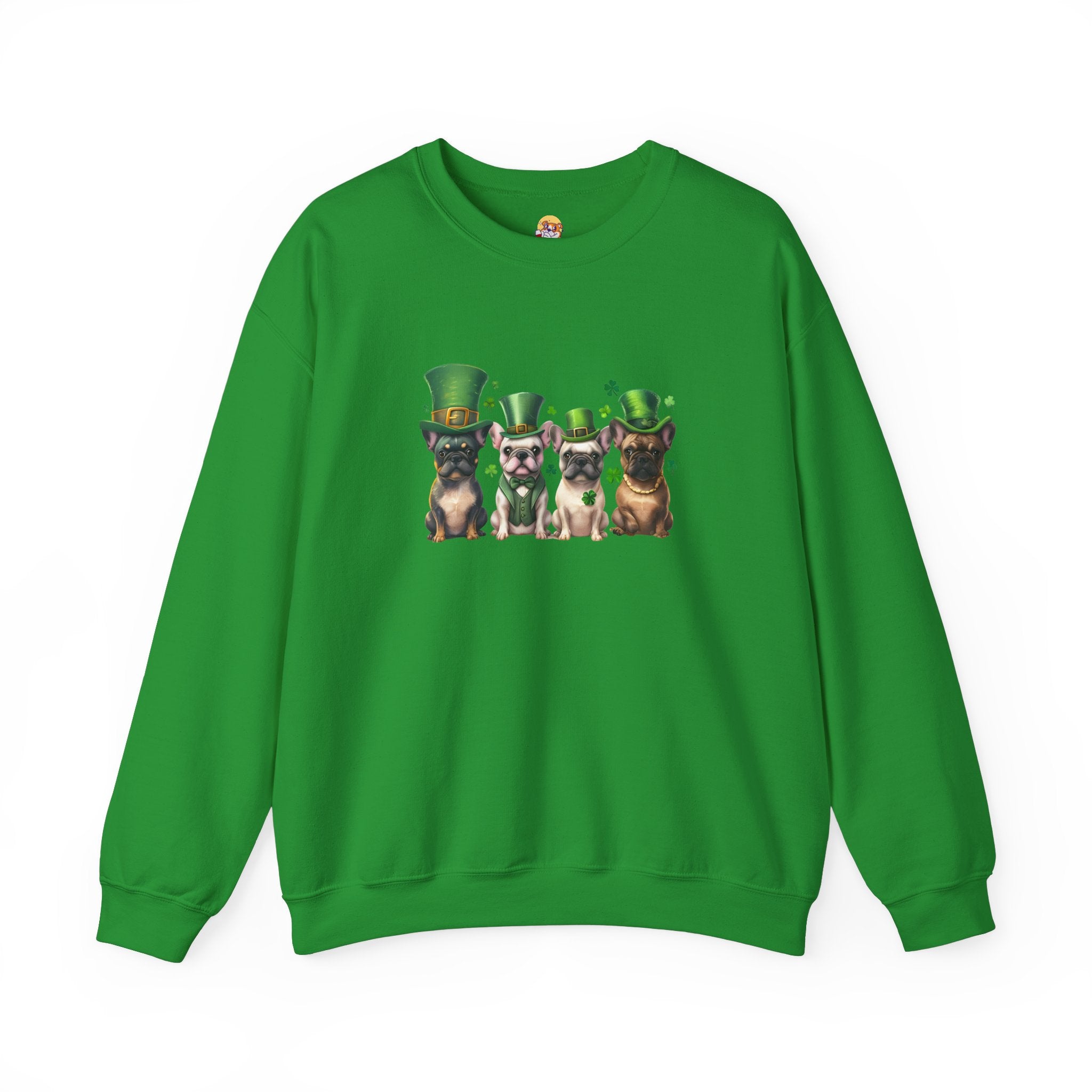Tipsy Bully St. Patrick's Day Sweatshirt: Leprechauns (French)