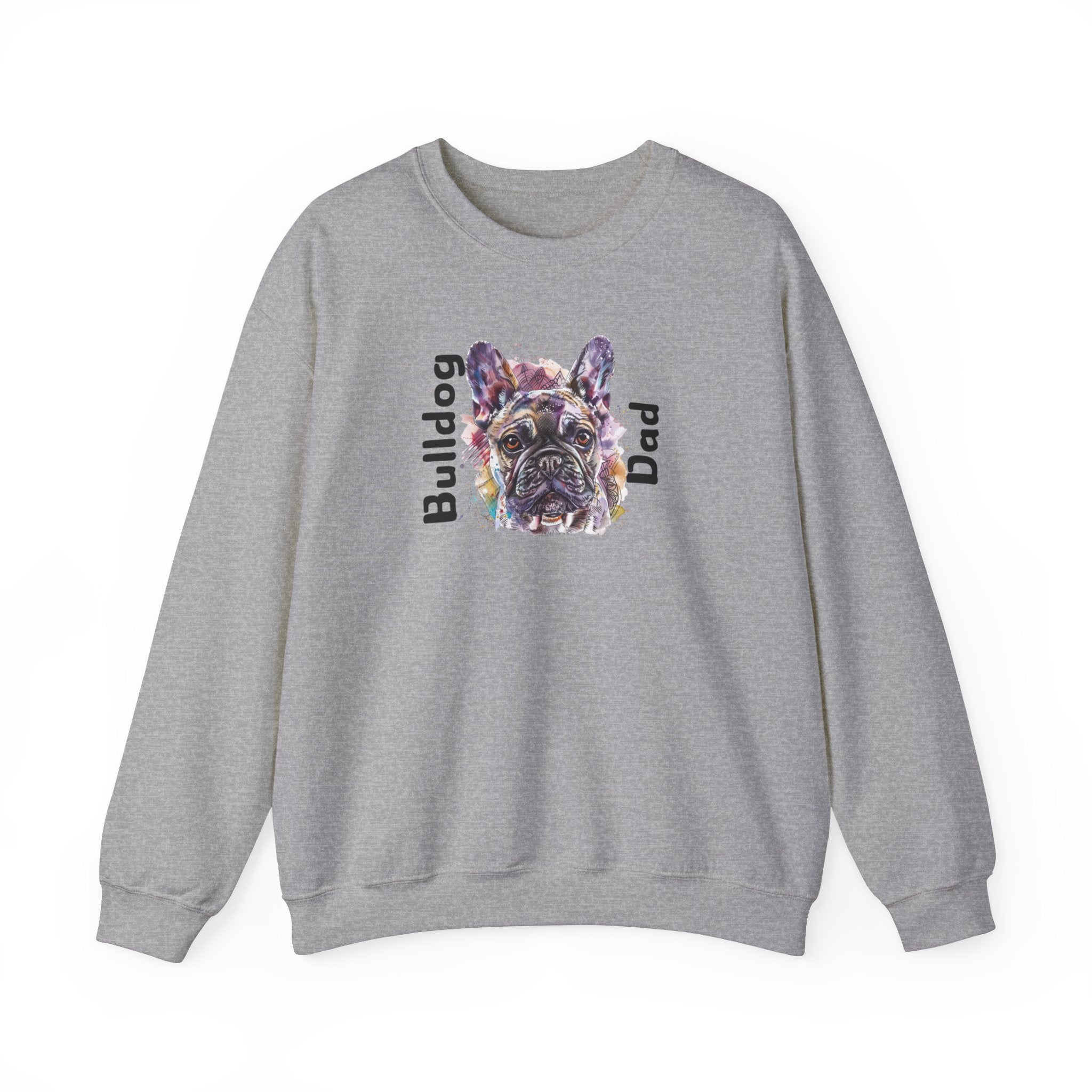 Bulldog Dad crew neck sweatshirt (French)