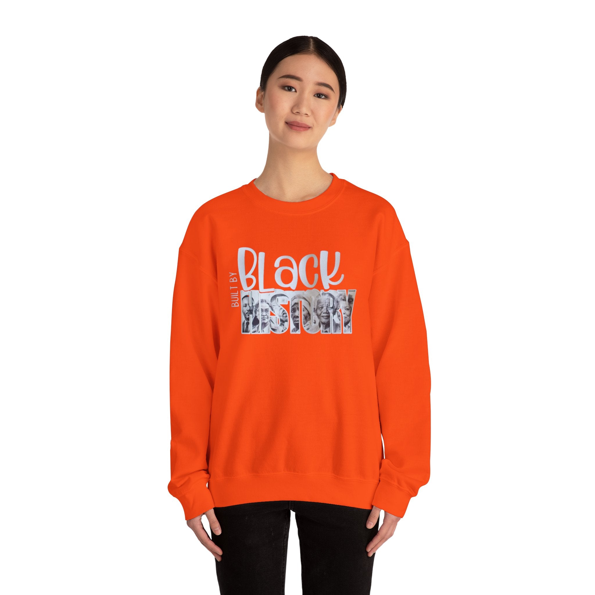 Built By Black History Unisex Crew Neck Sweatshirt