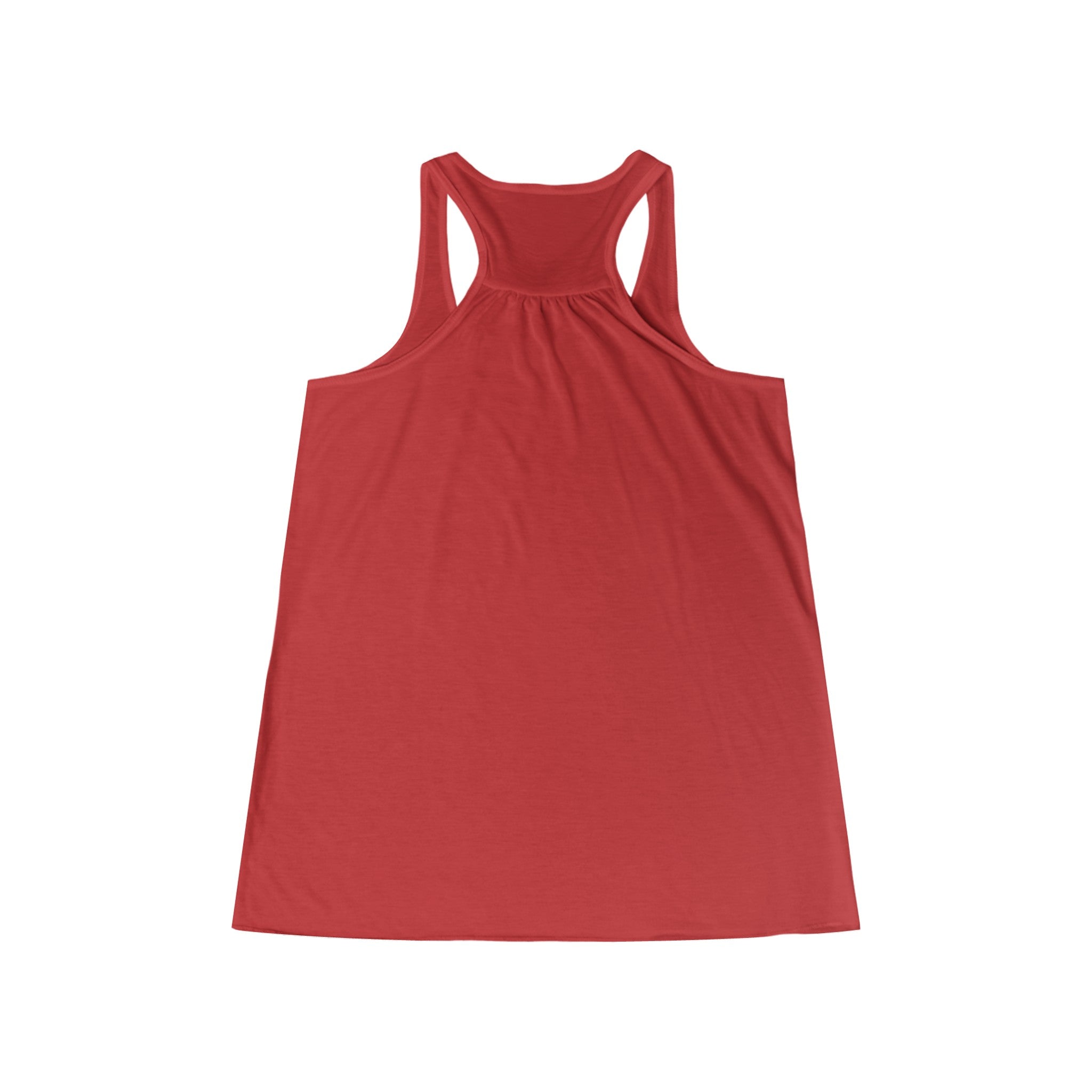 Bulldogs Make the 4th Fur-Tastic Flowy Racerback Tank (White/English)