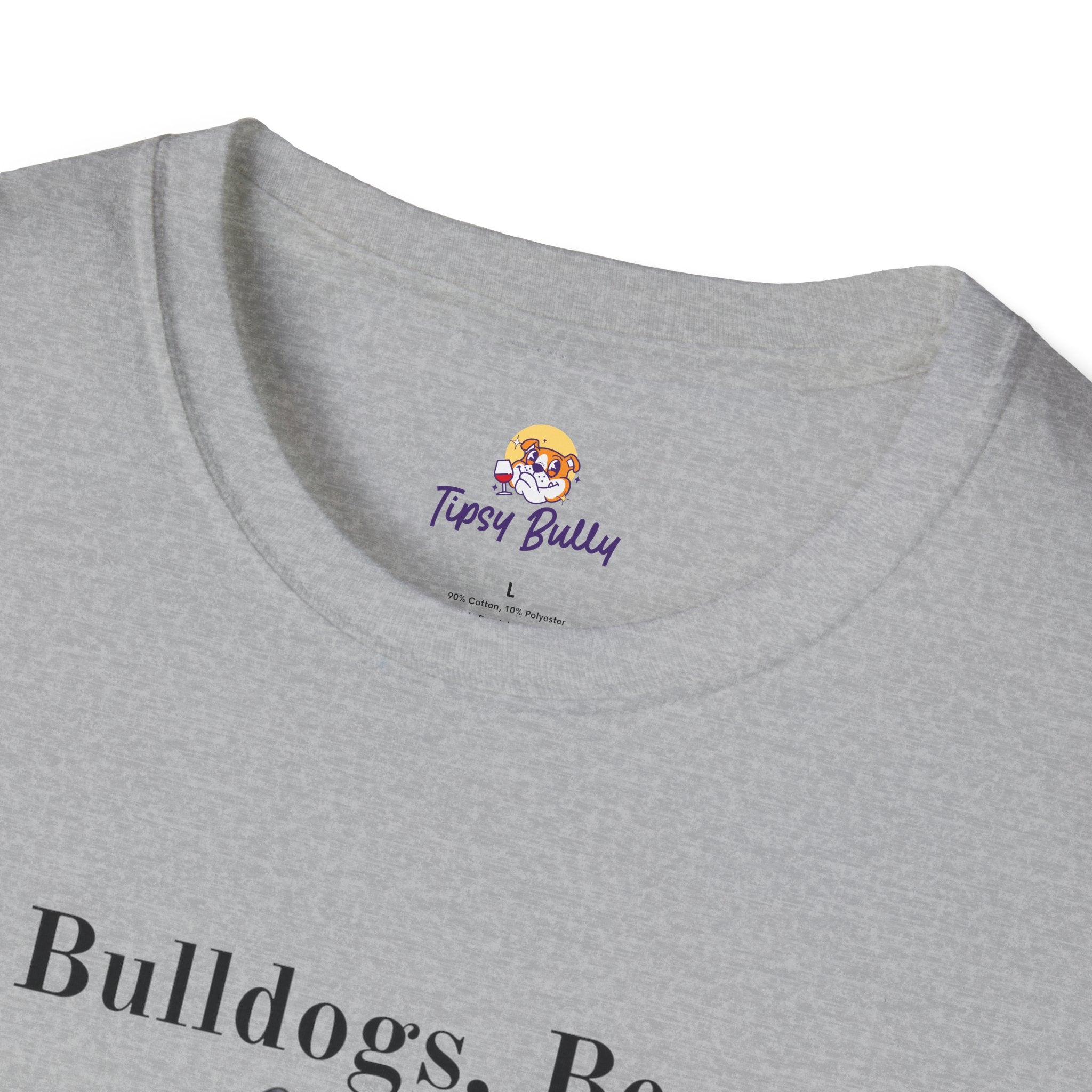 Bulldogs, Beer, and Bad Decisions" Unisex T-Shirt by Tipsy Bully option 12 - English Bulldog mom gift | Tipsy Bully