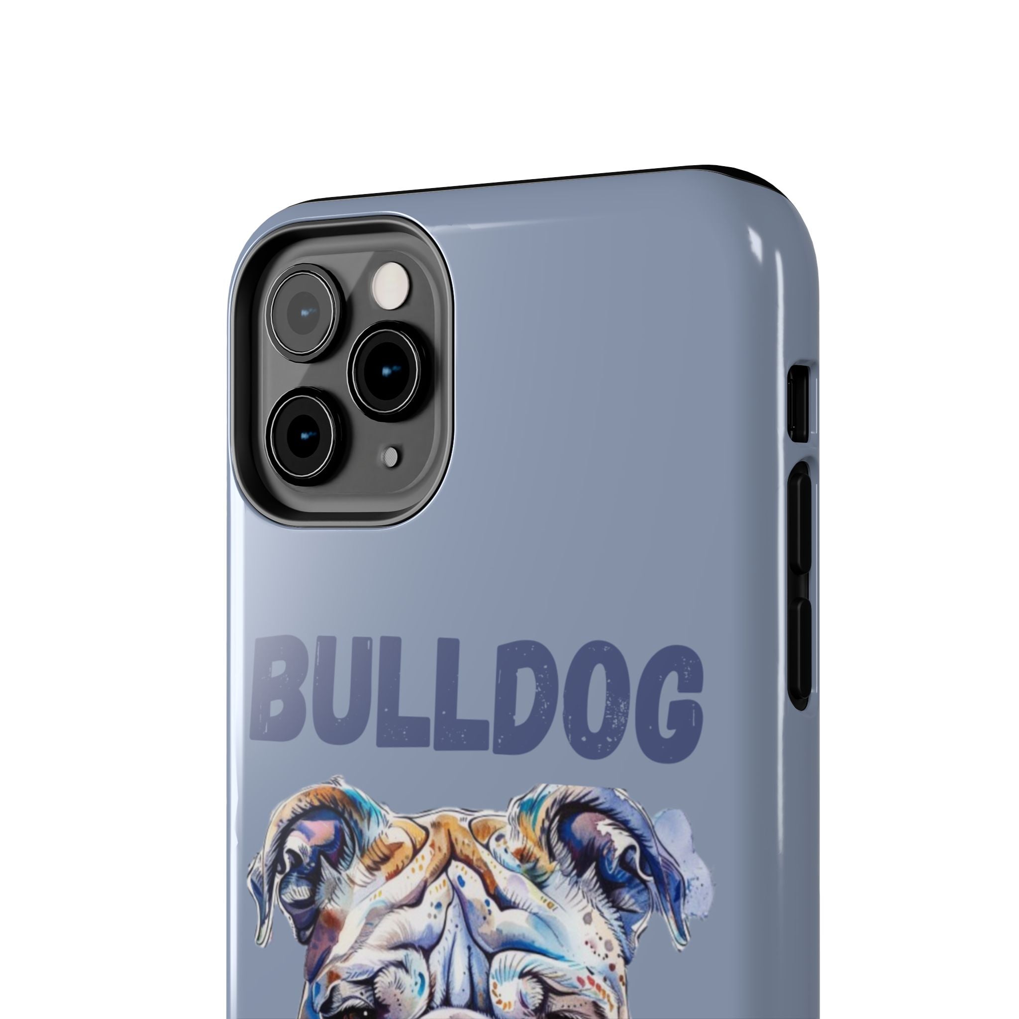 Bulldog Dad iPhone Cases (English/Watercolor) New
