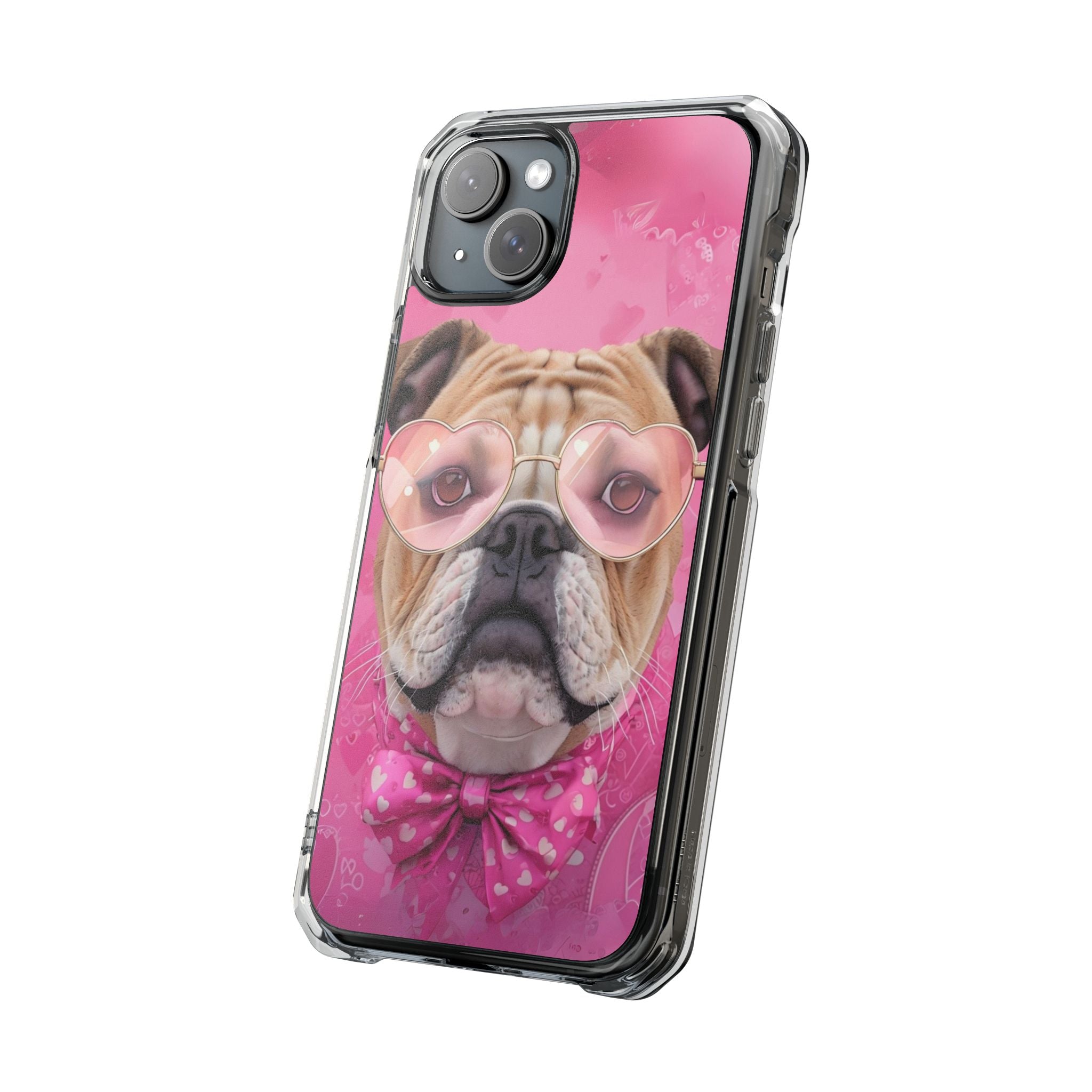 Puppy Love Protection Valentine's Day Phone Case (Tan/English)