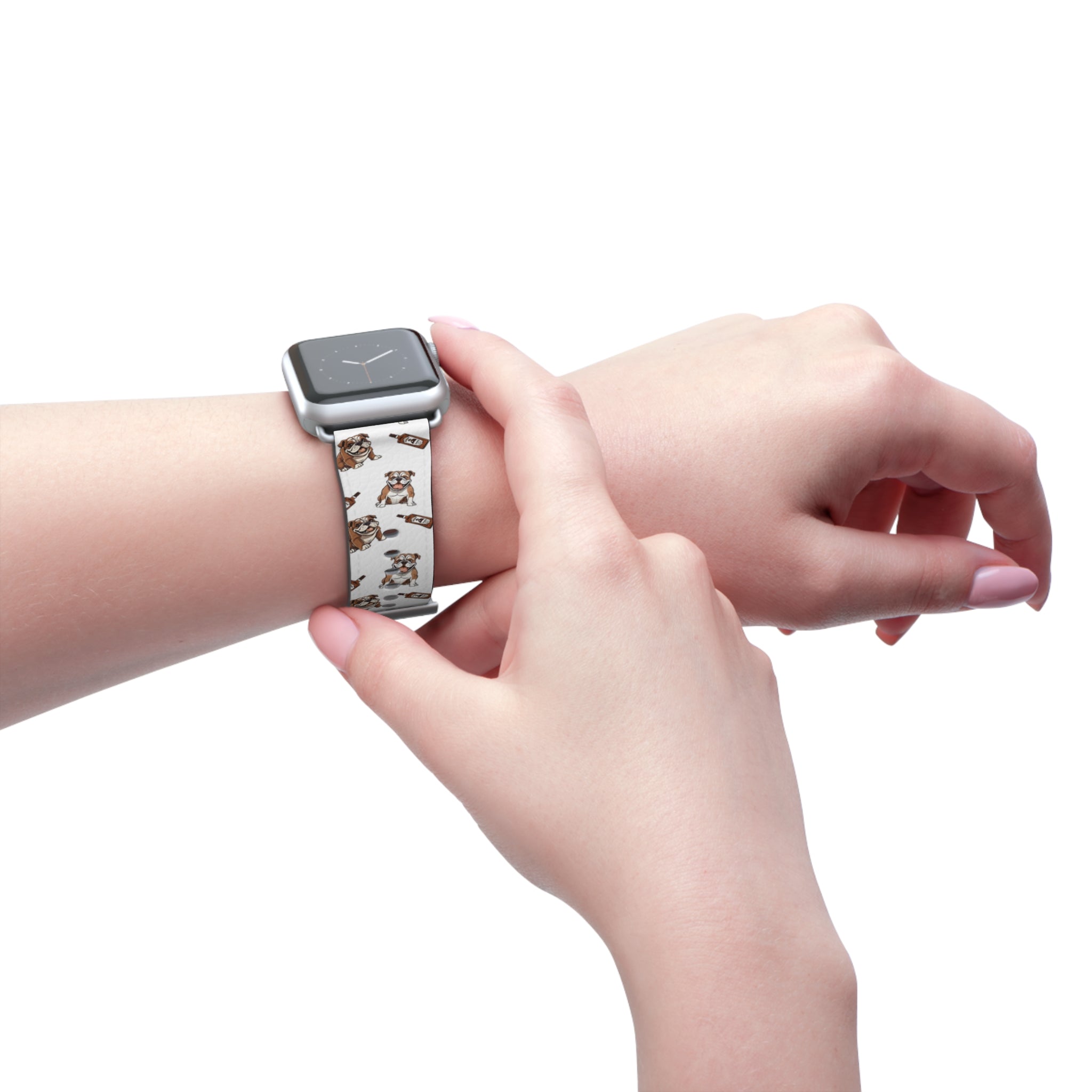 Bulldog Apple Watch Bands (English/Bourbon)