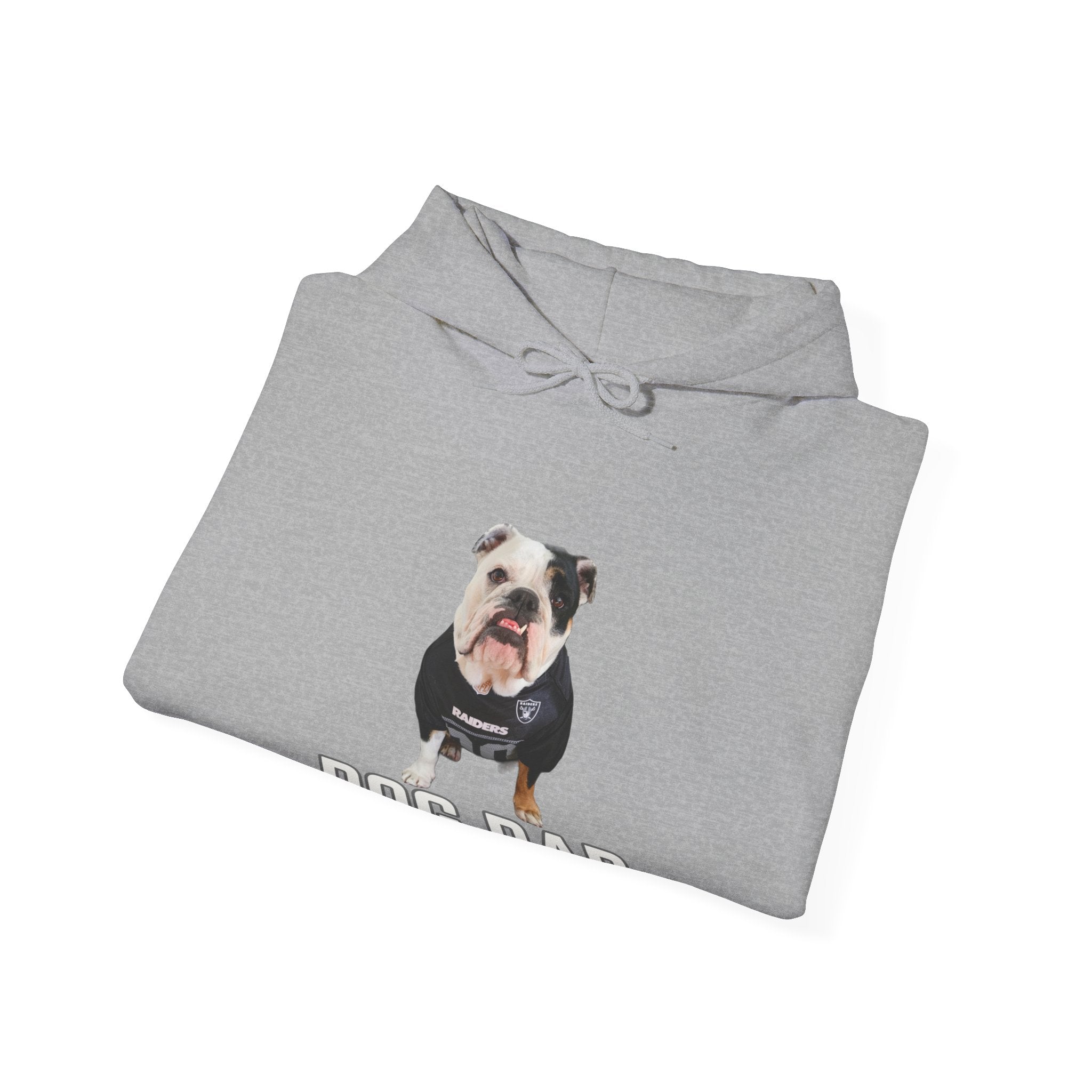 CustomDog Dad/Dog Mom Hoodie with Your Bulldog's Picture & Name option 21 - English Bulldog mom gift | Tipsy Bully