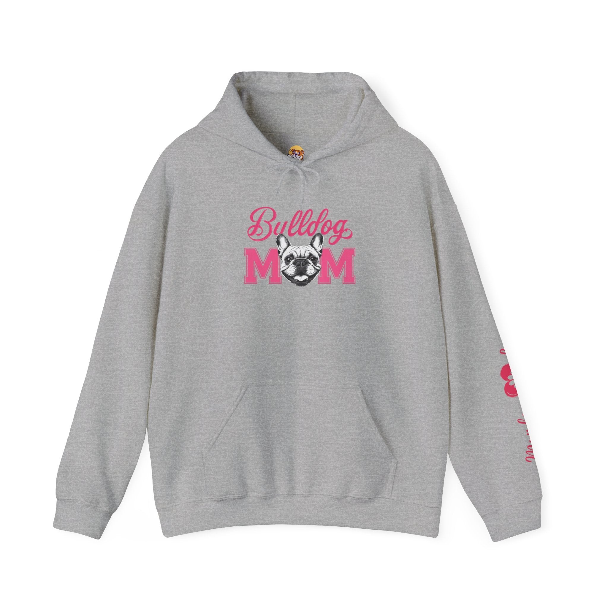 Bulldog Mom Personalized Hoodie (French)