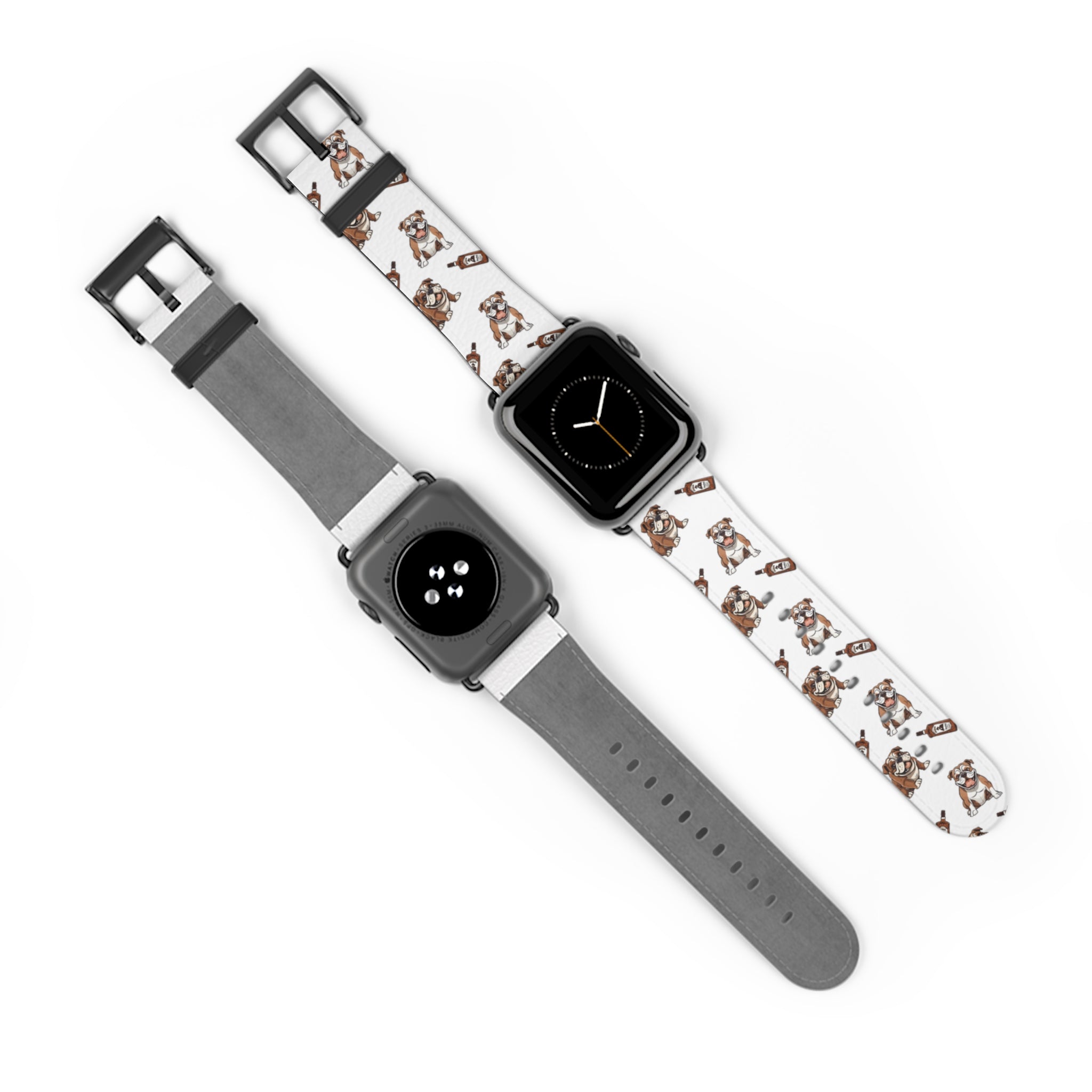Bulldog Apple Watch Bands (English/Bourbon)