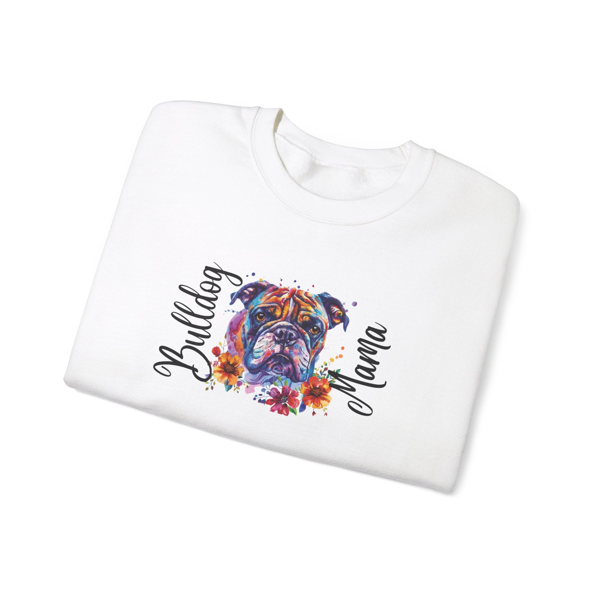 Bulldog Mama crew neck sweatshirt (English)