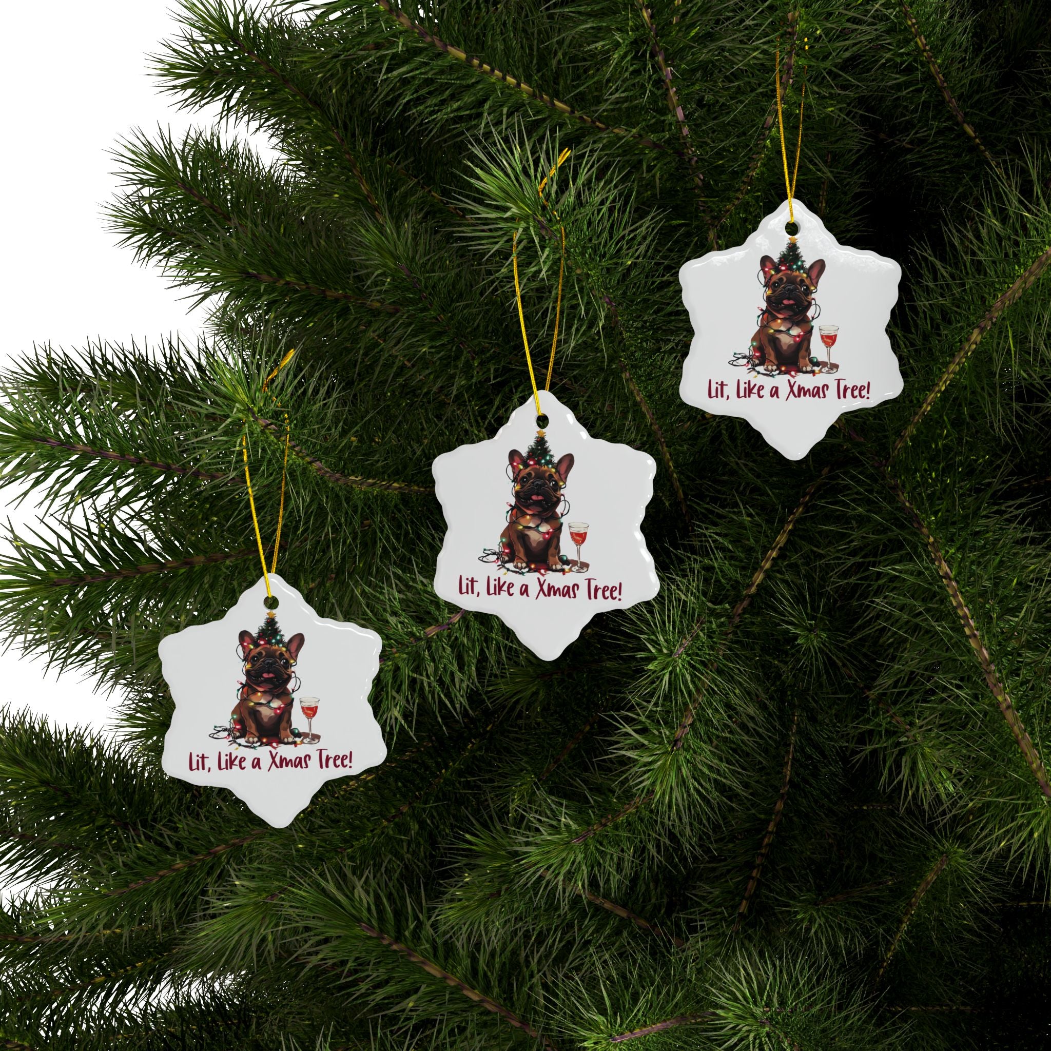 Lit, Like a Xmas Tree Ornament (1pc, 3pcs, 5pcs, 10pcs/French)