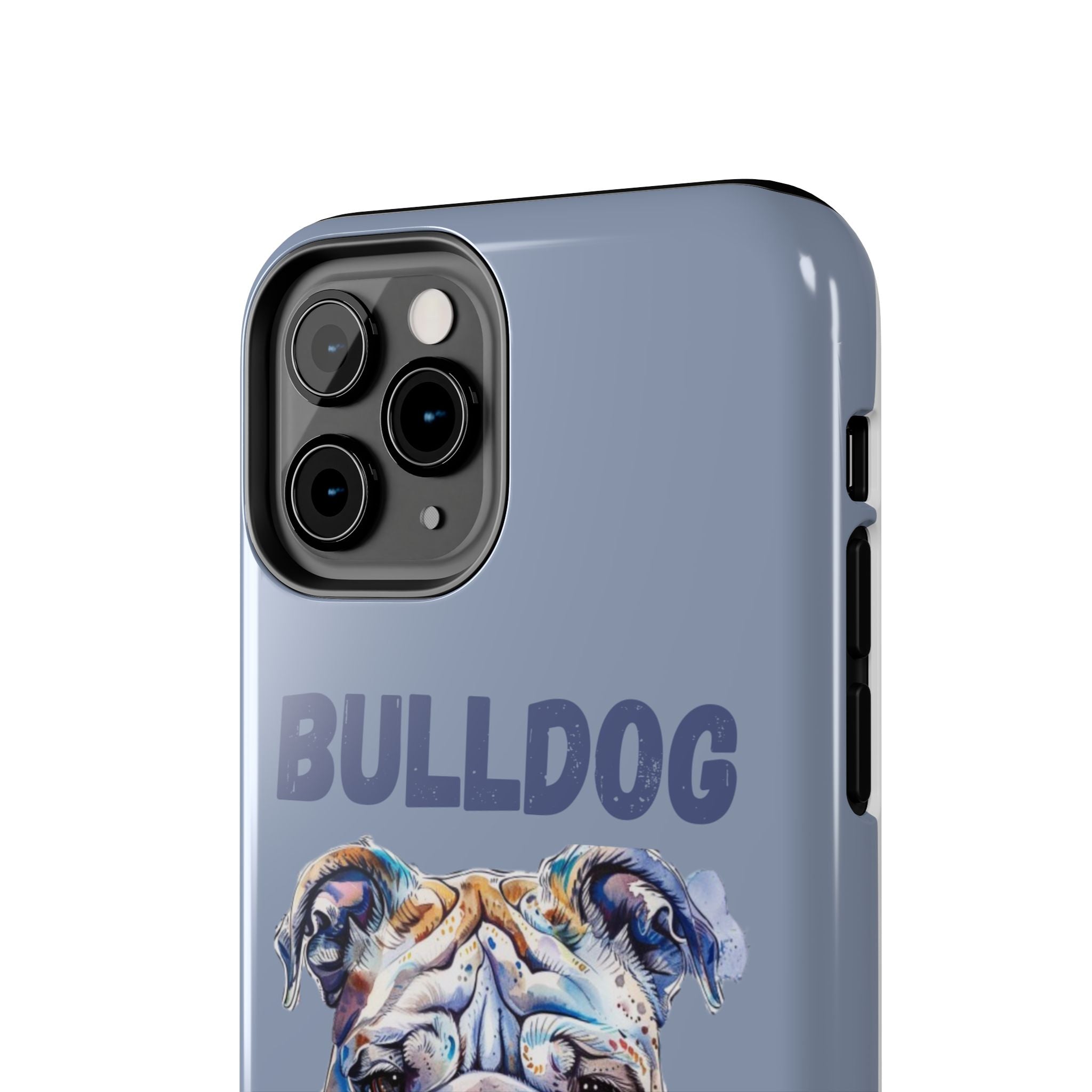 Bulldog Dad iPhone Cases (English/Watercolor) New