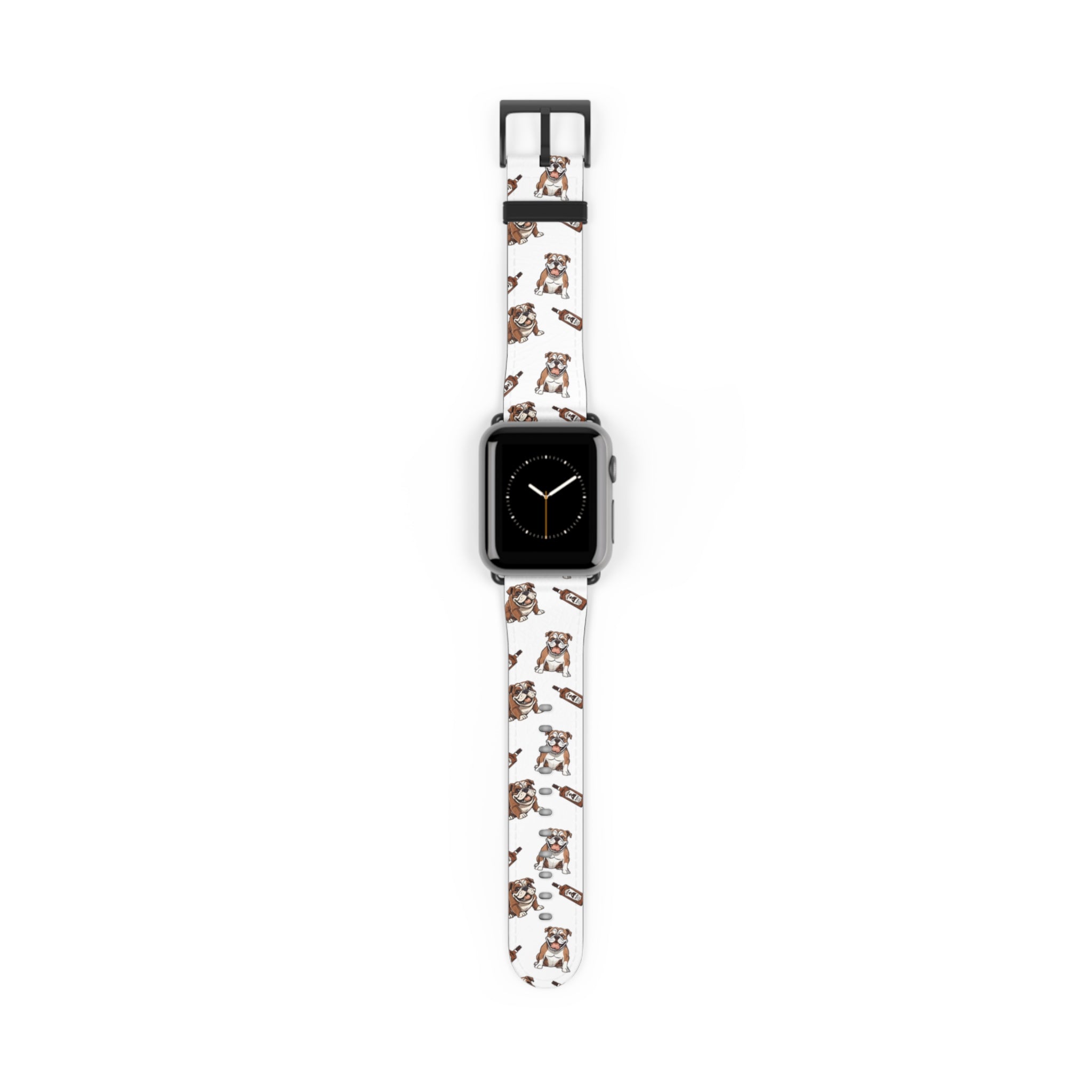 Bulldog Apple Watch Bands (English/Bourbon)