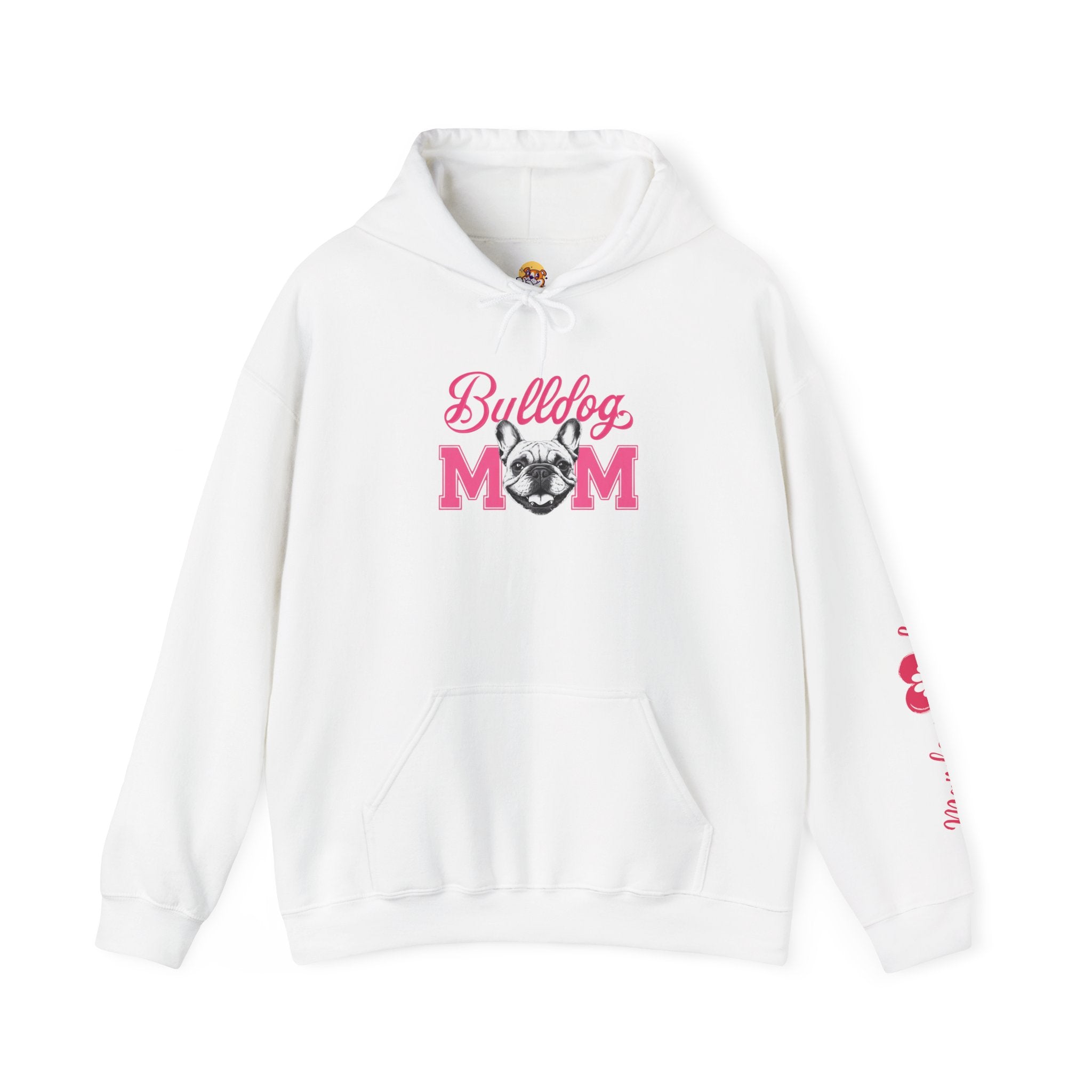 Bulldog Mom Personalized Hoodie (French)