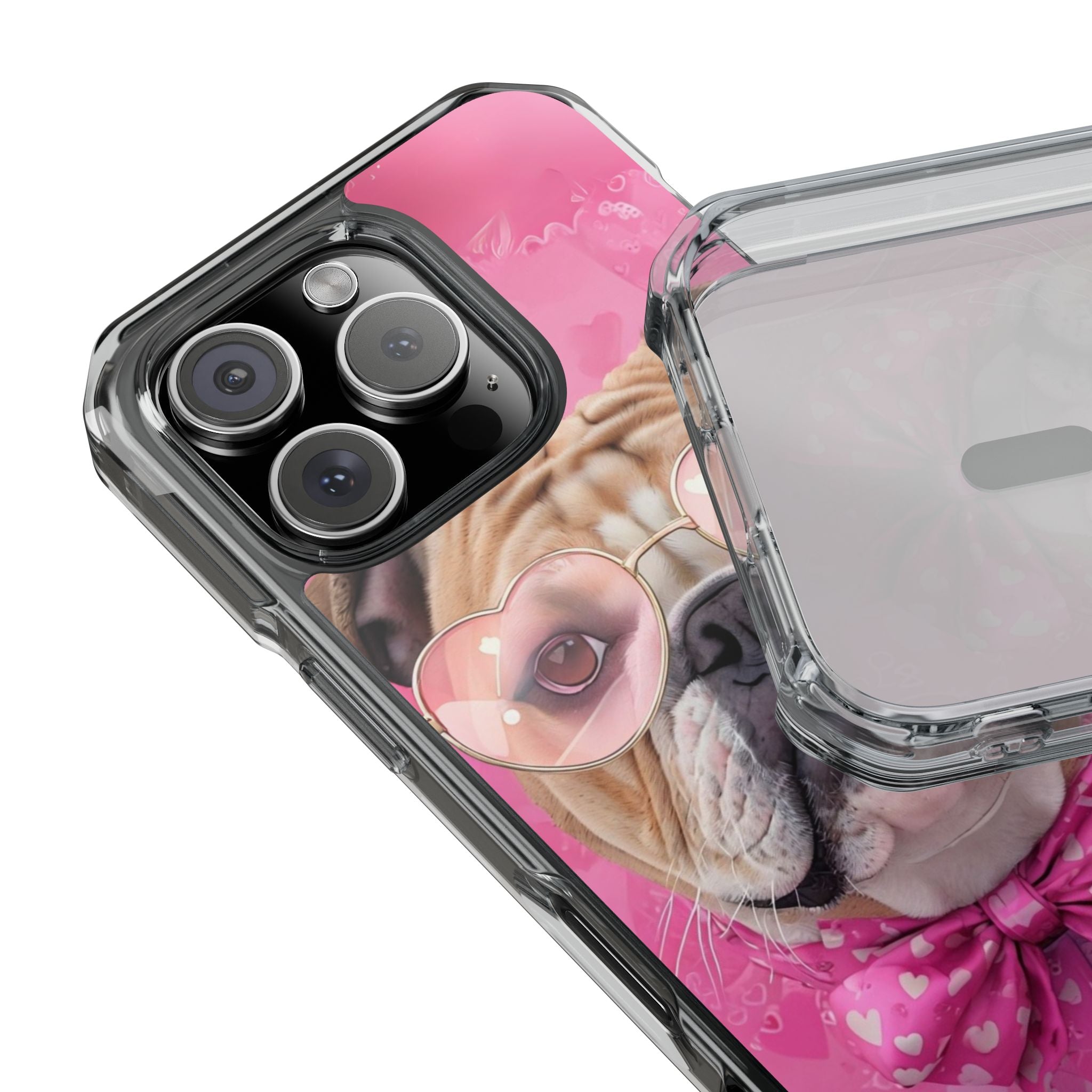 Puppy Love Protection Valentine's Day Phone Case (Tan/English)