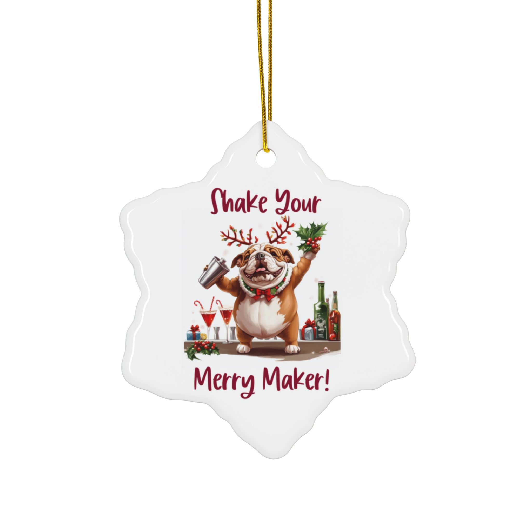 Shake Your Merry Maker Xmas Ornament (1pc, 3pcs, 5pcs, 10pcs/English)