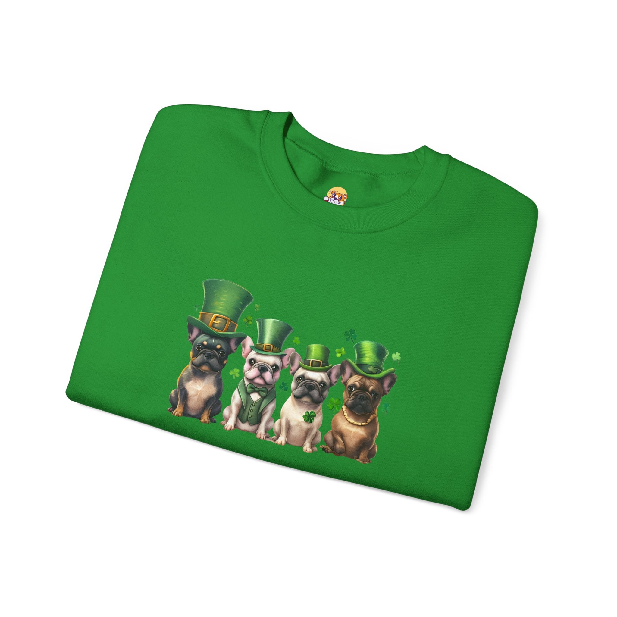 Tipsy Bully St. Patrick's Day Sweatshirt: Leprechauns (French)