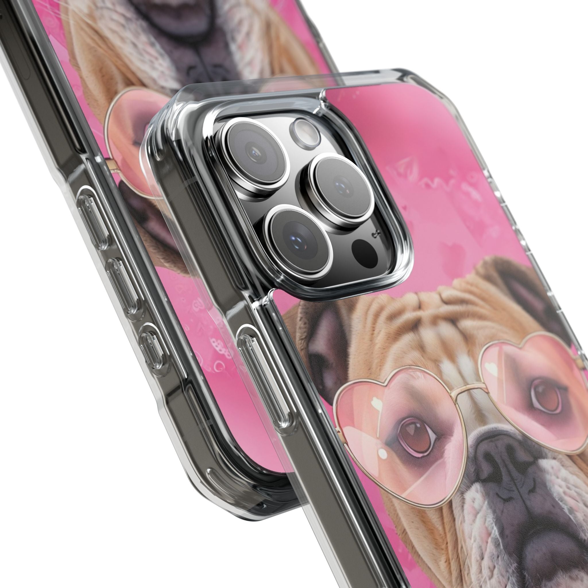 Puppy Love Protection Valentine's Day Phone Case (Tan/English)